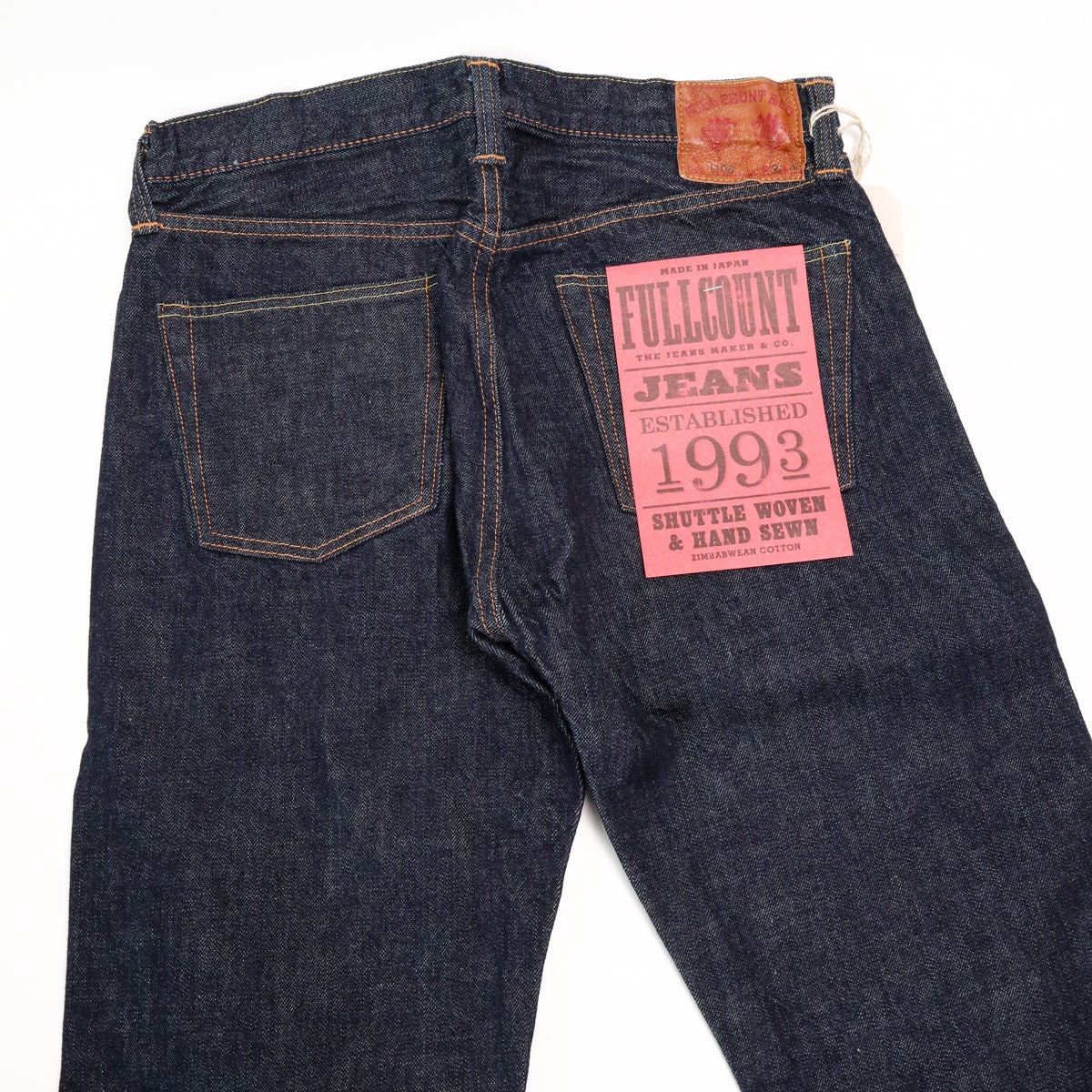 1108W Slim Straight Selvedge Denim 13.7oz One Wash Indigo - 5