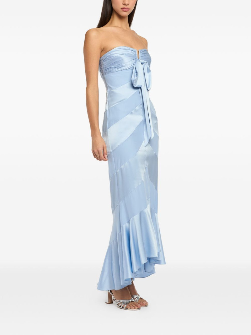 bow strapless dress 3