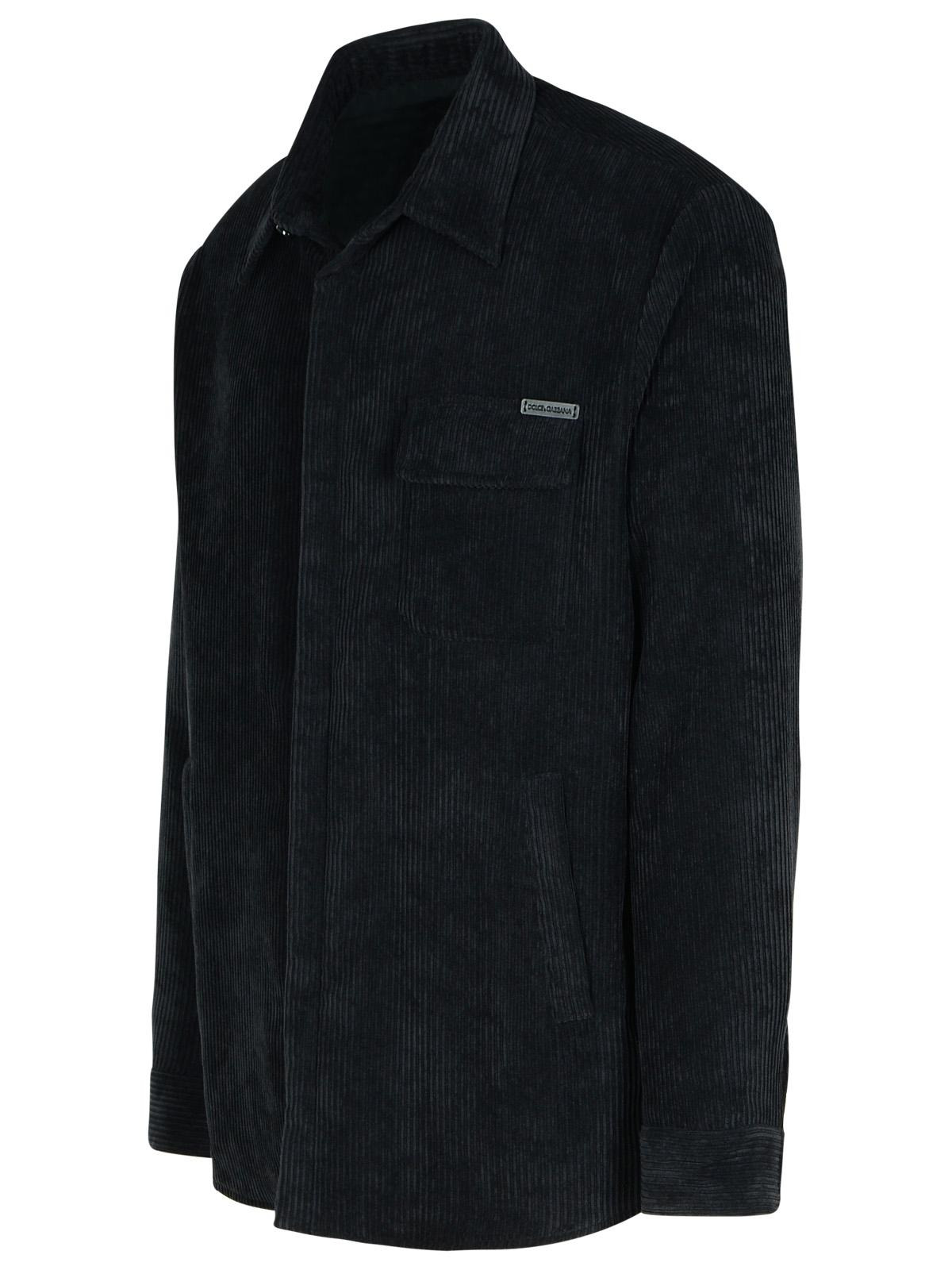 Dolce & Gabbana Black Polyester Blend Shirt Men - 2