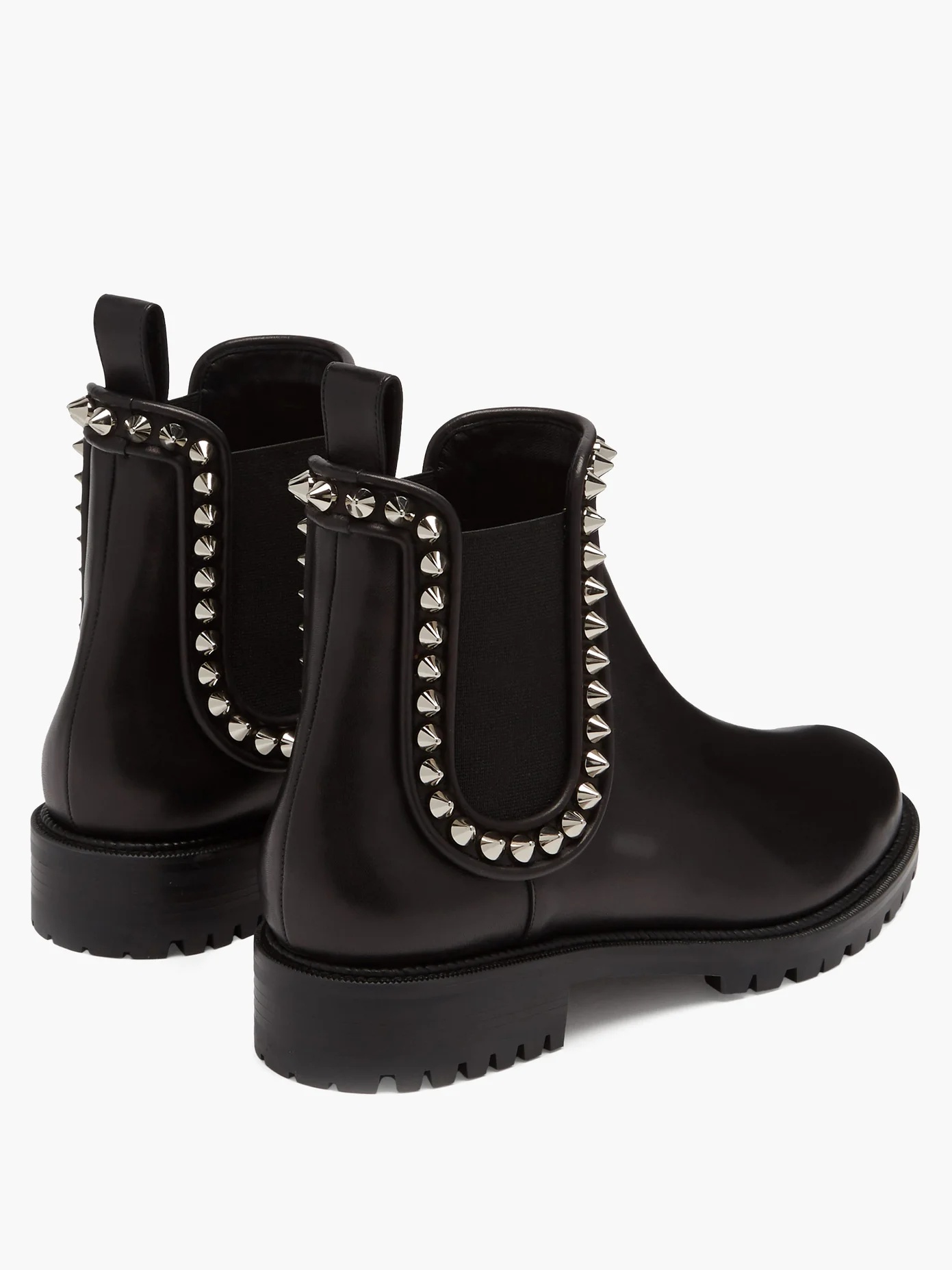 Crapahutta spike leather Chelsea boots - 4