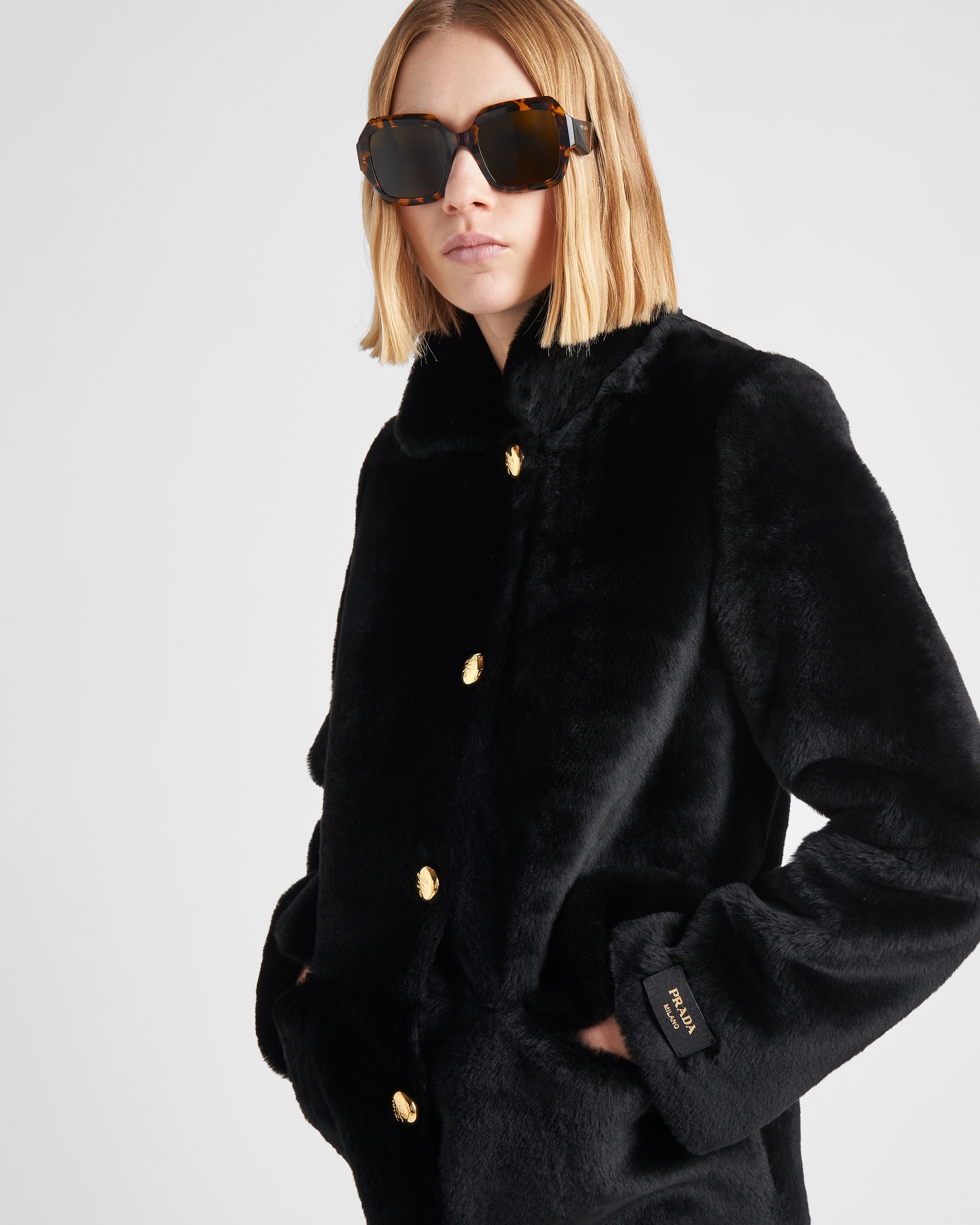 Shearling fur coat - 4