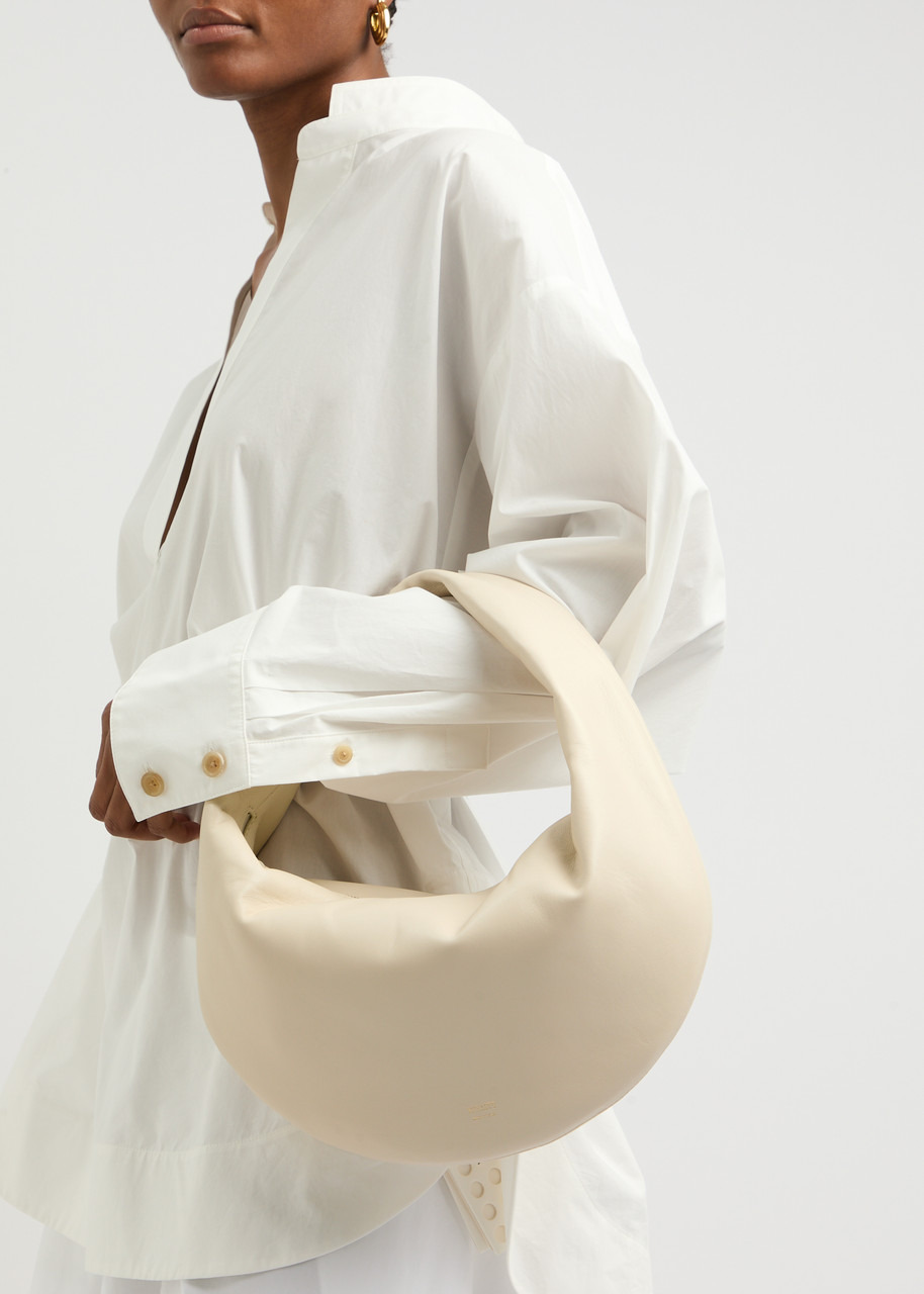 Olivia medium leather top handle bag - 5