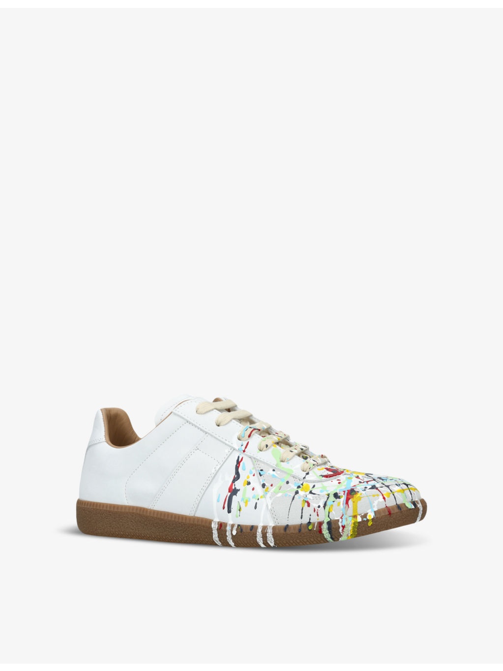 Replica Painter leather low-top trainers - 3