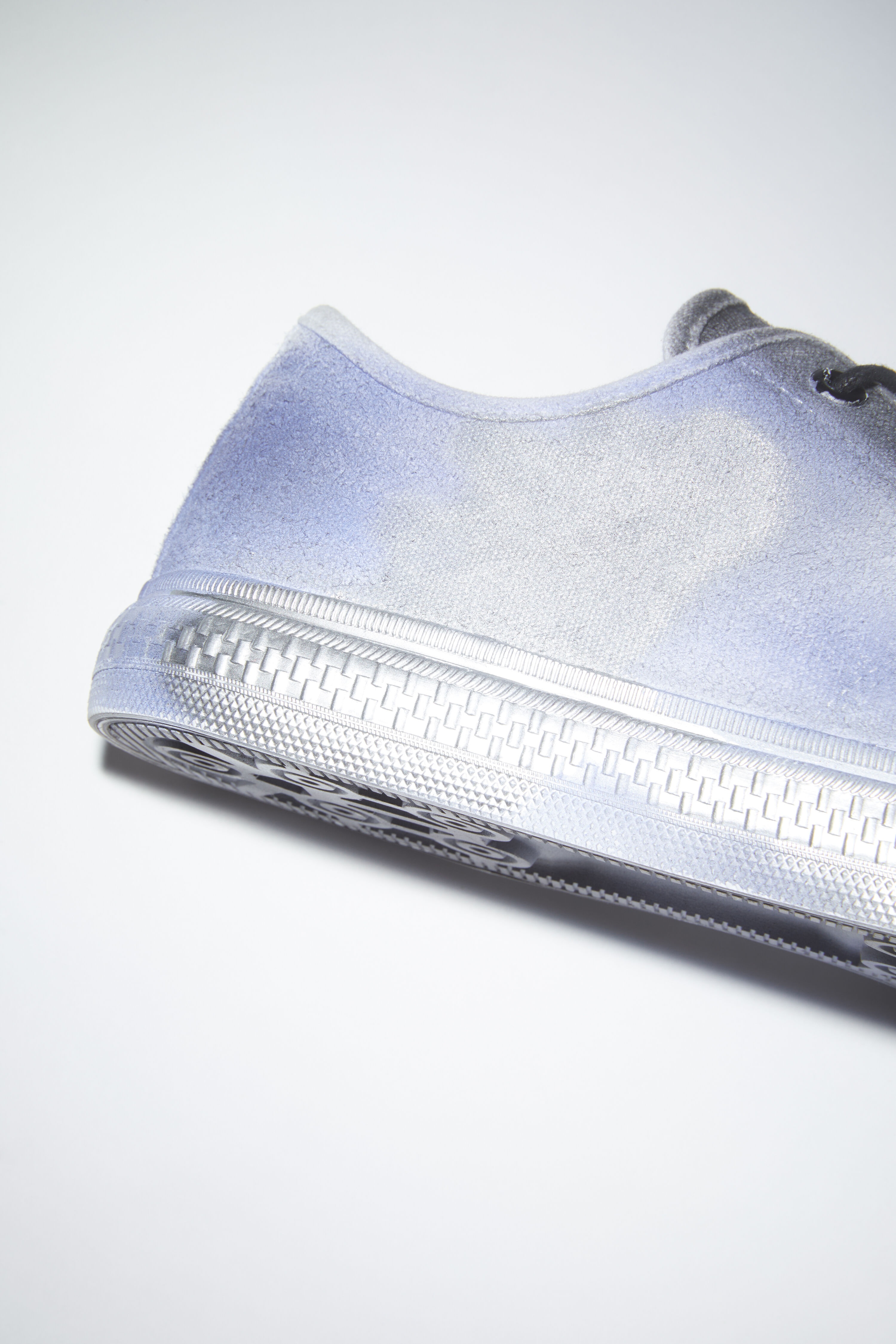 Sprayed low top sneakers - Blue/black - 6
