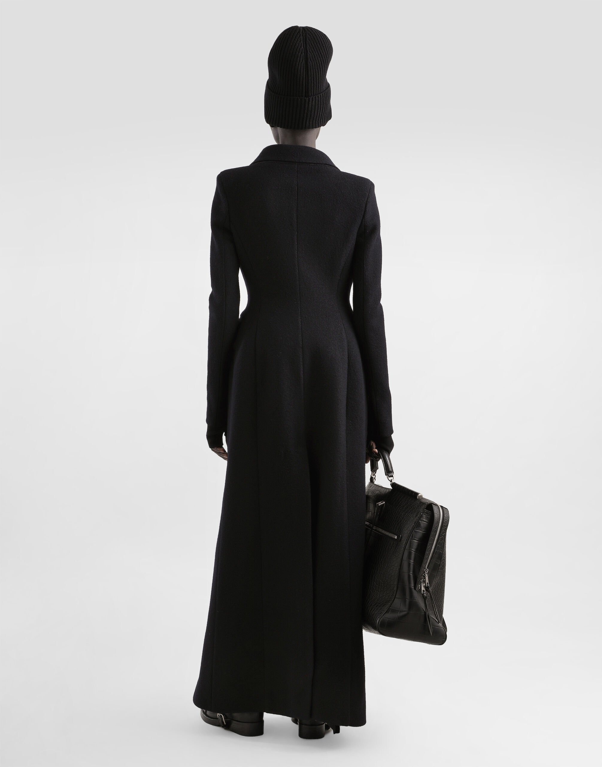 Double-breastedwool coat - 3