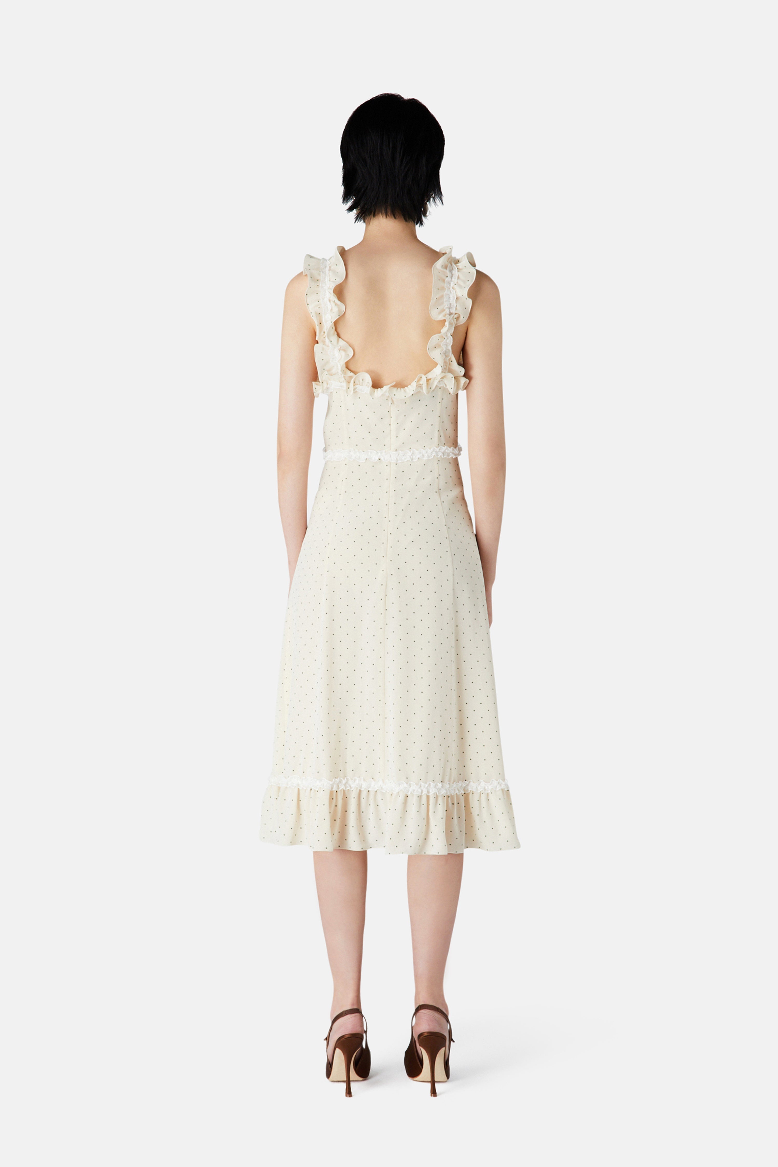POLKA DOT SLIP DRESS - 4