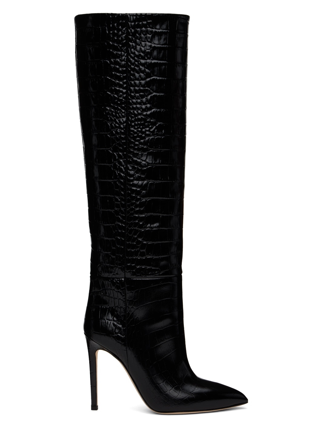 Black Stiletto Tall Boots - 1