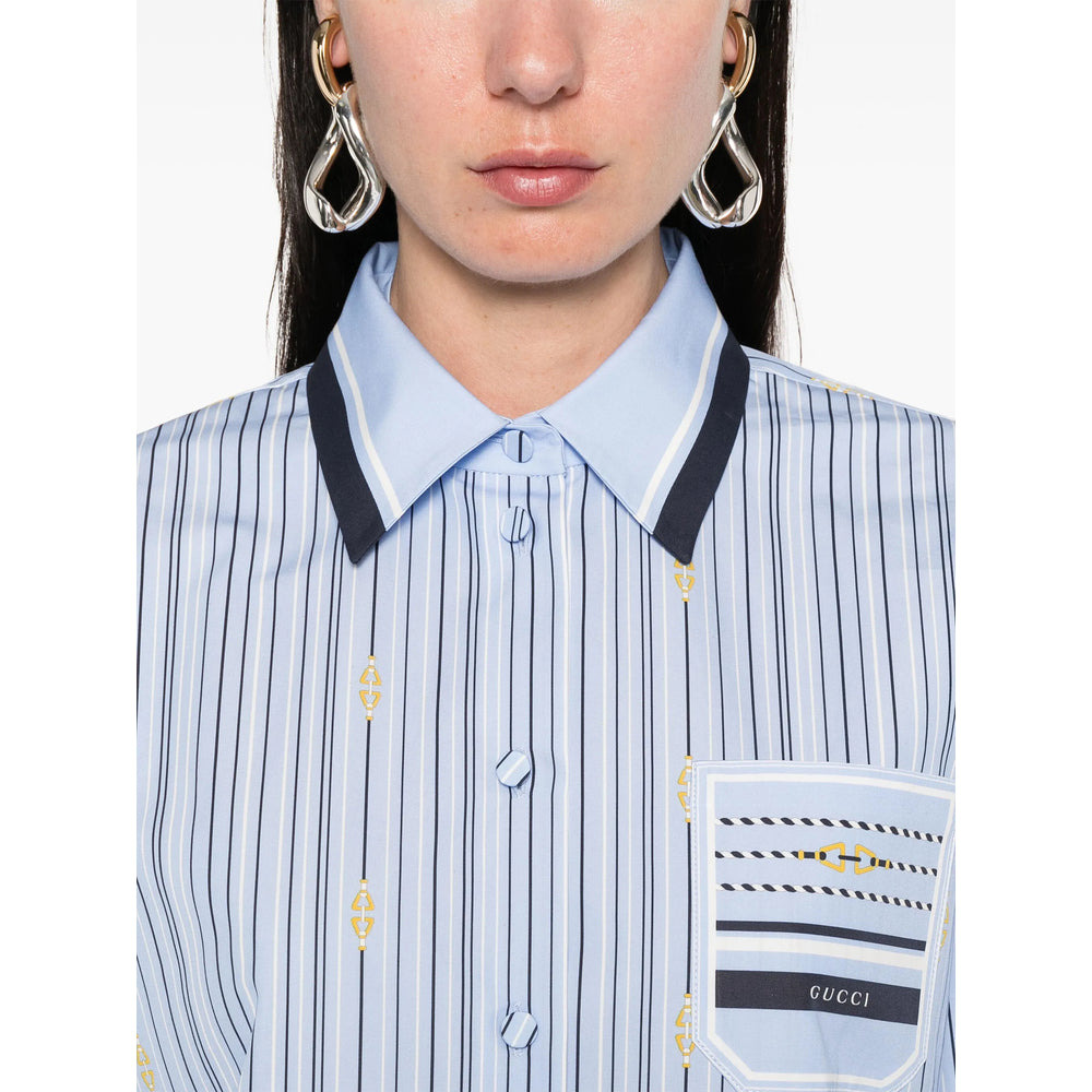 Gucci Blue Tops - Shirts Women - 3