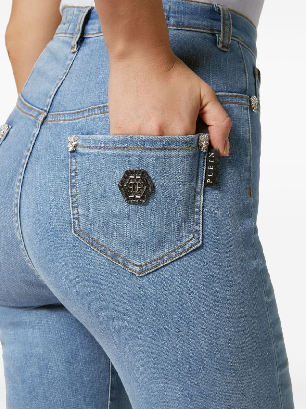 high-rise skinny jeans - 4