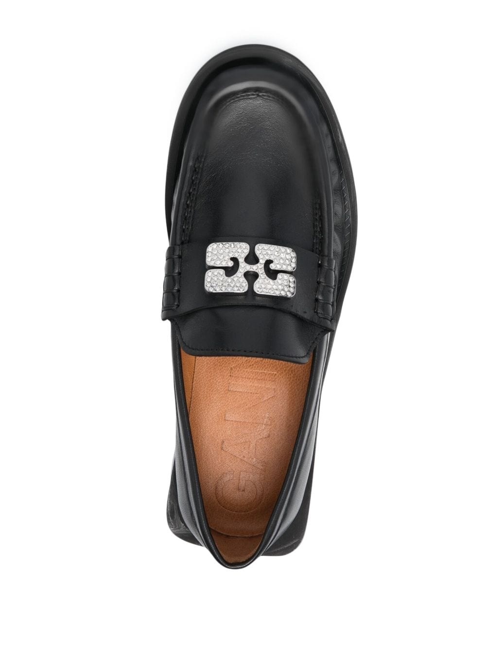 30mm logo-plaque loafers - 4