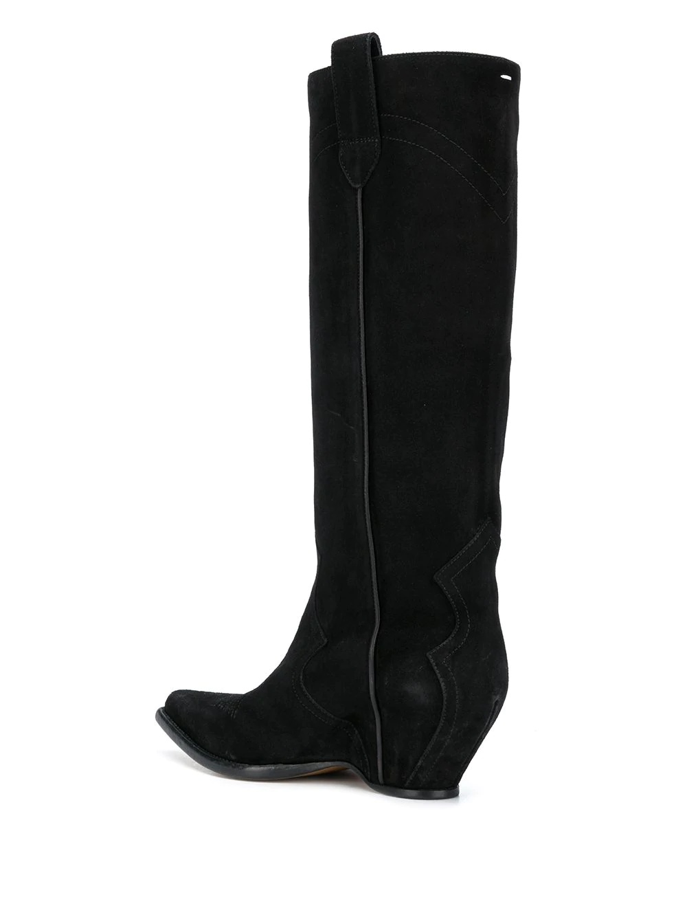 Western suede boots - 3