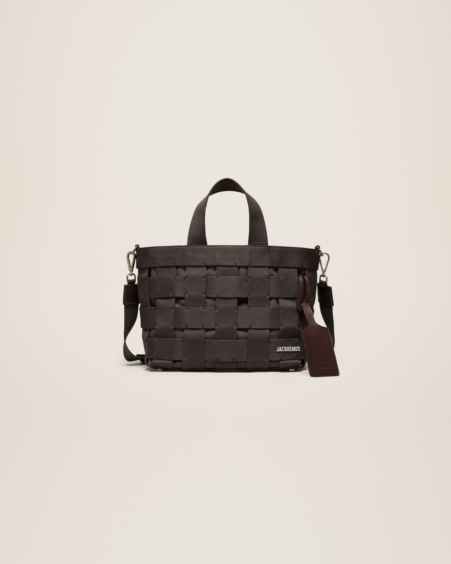 JACQUEMUS Le cabas Gros Grain REVERSIBLE