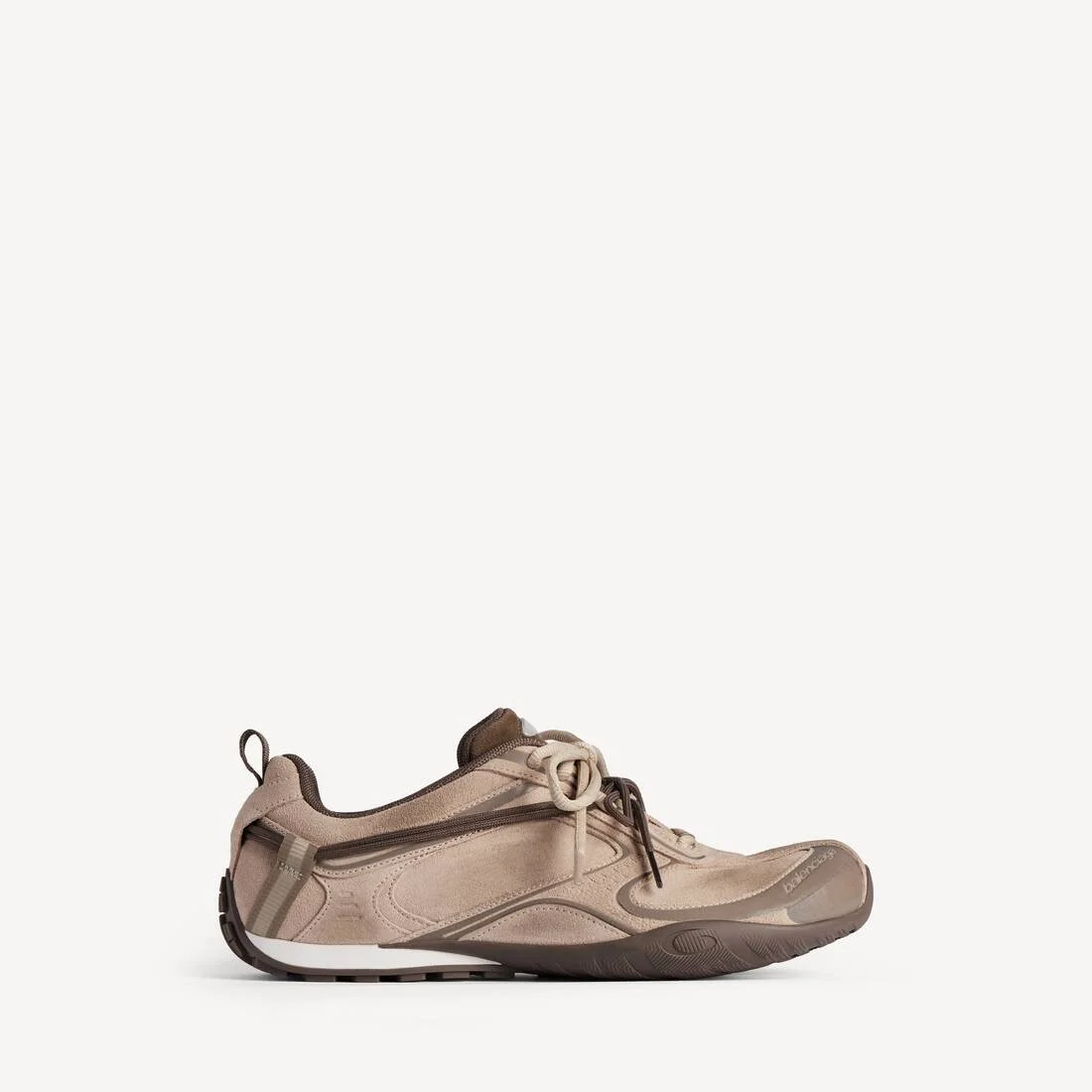 Women's Radar Velvety Sneaker in Beige/brown - 1