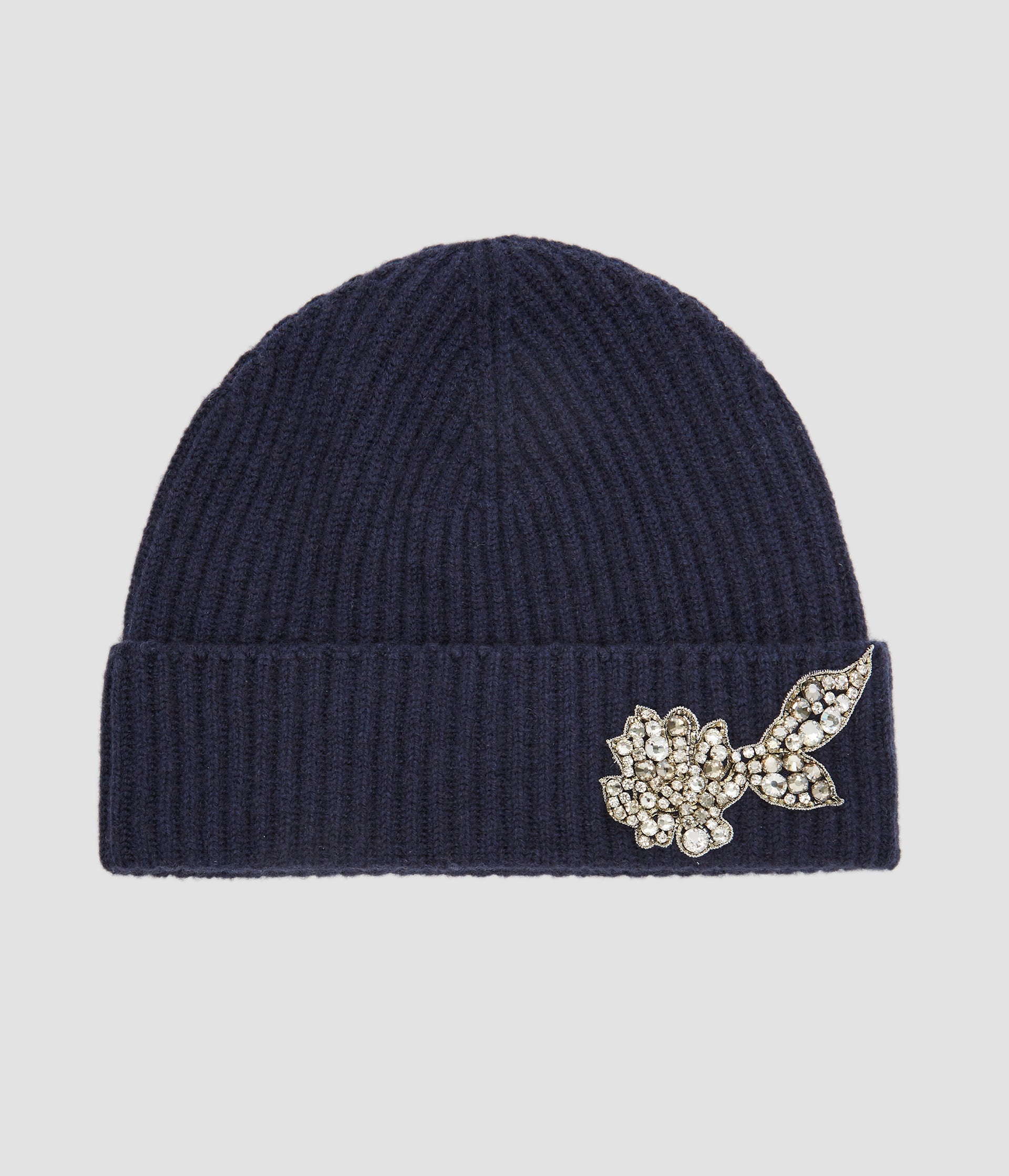 EMBROIDERED KNITTED HAT - 1