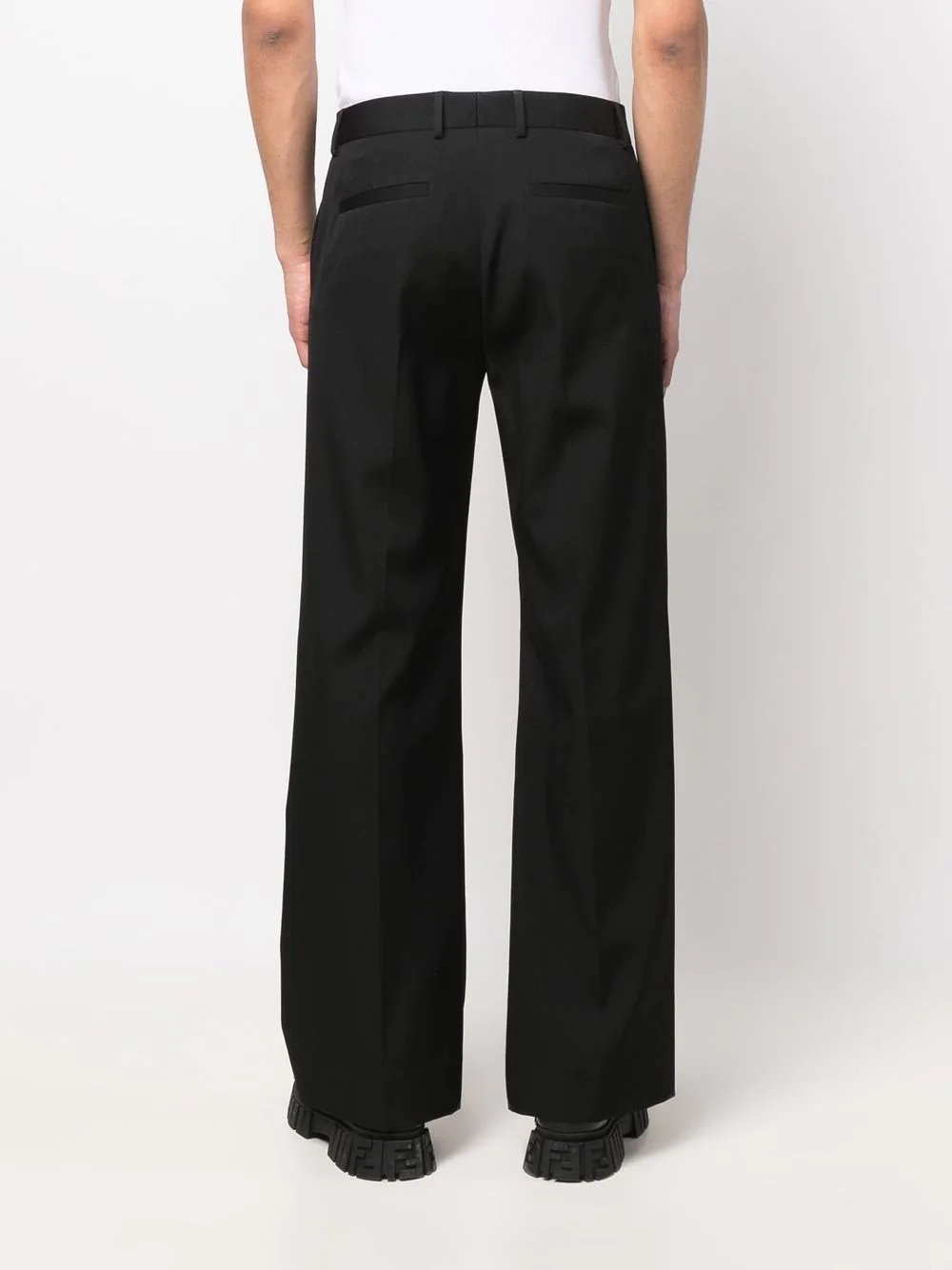 tailored flared trousers - 4