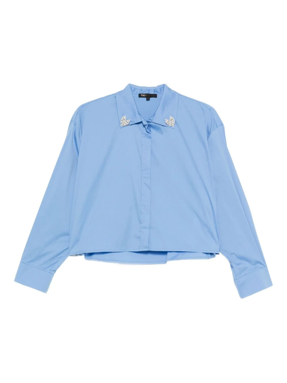 brooch-detail blouse - 1