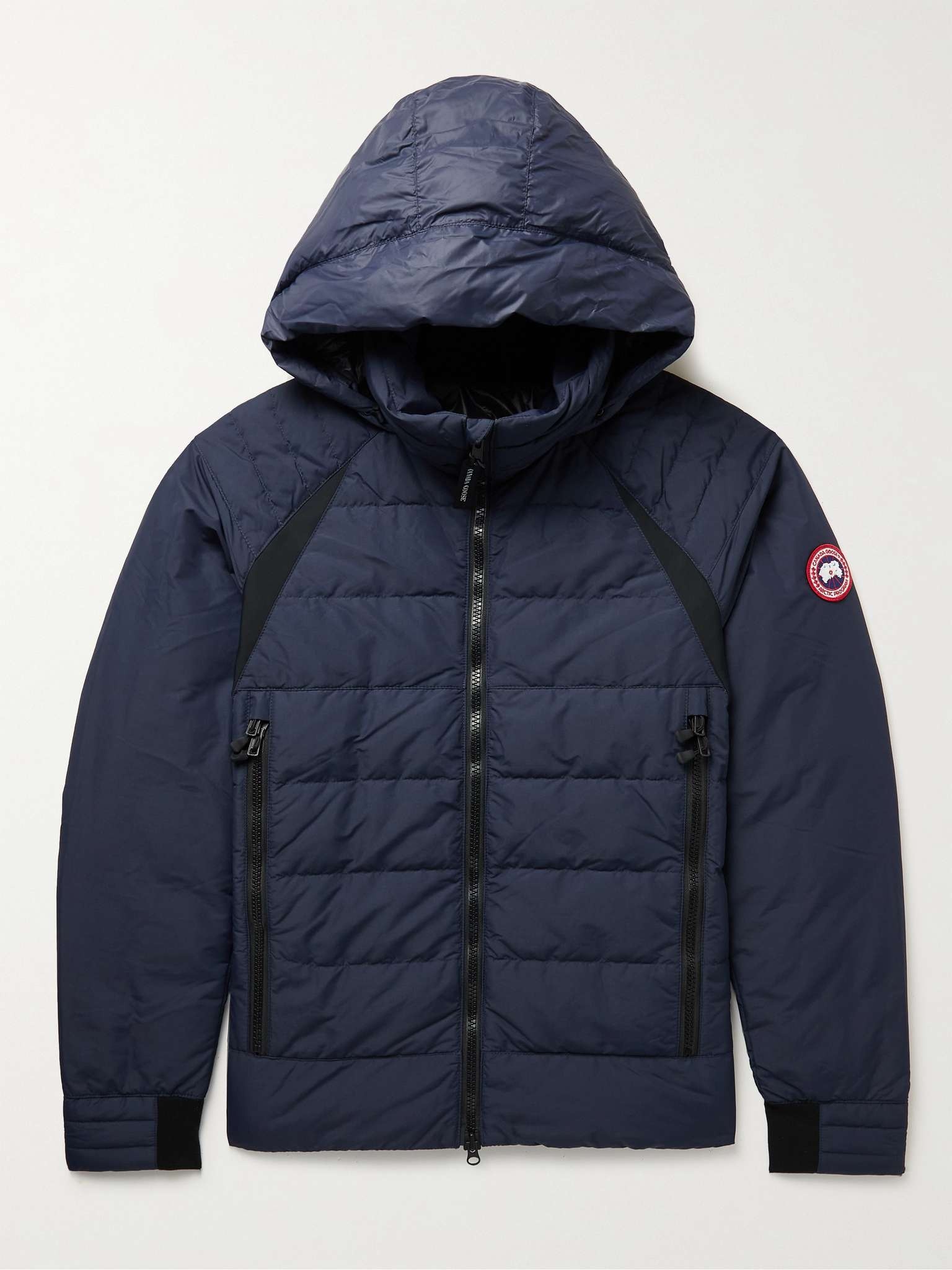 HyBridge Quilted Nylon Hooded Down Jacket - 1