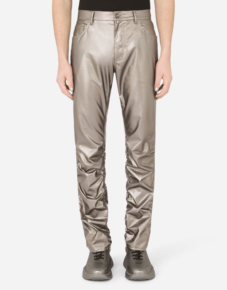 Laminated stretch technical fabric pants - 1