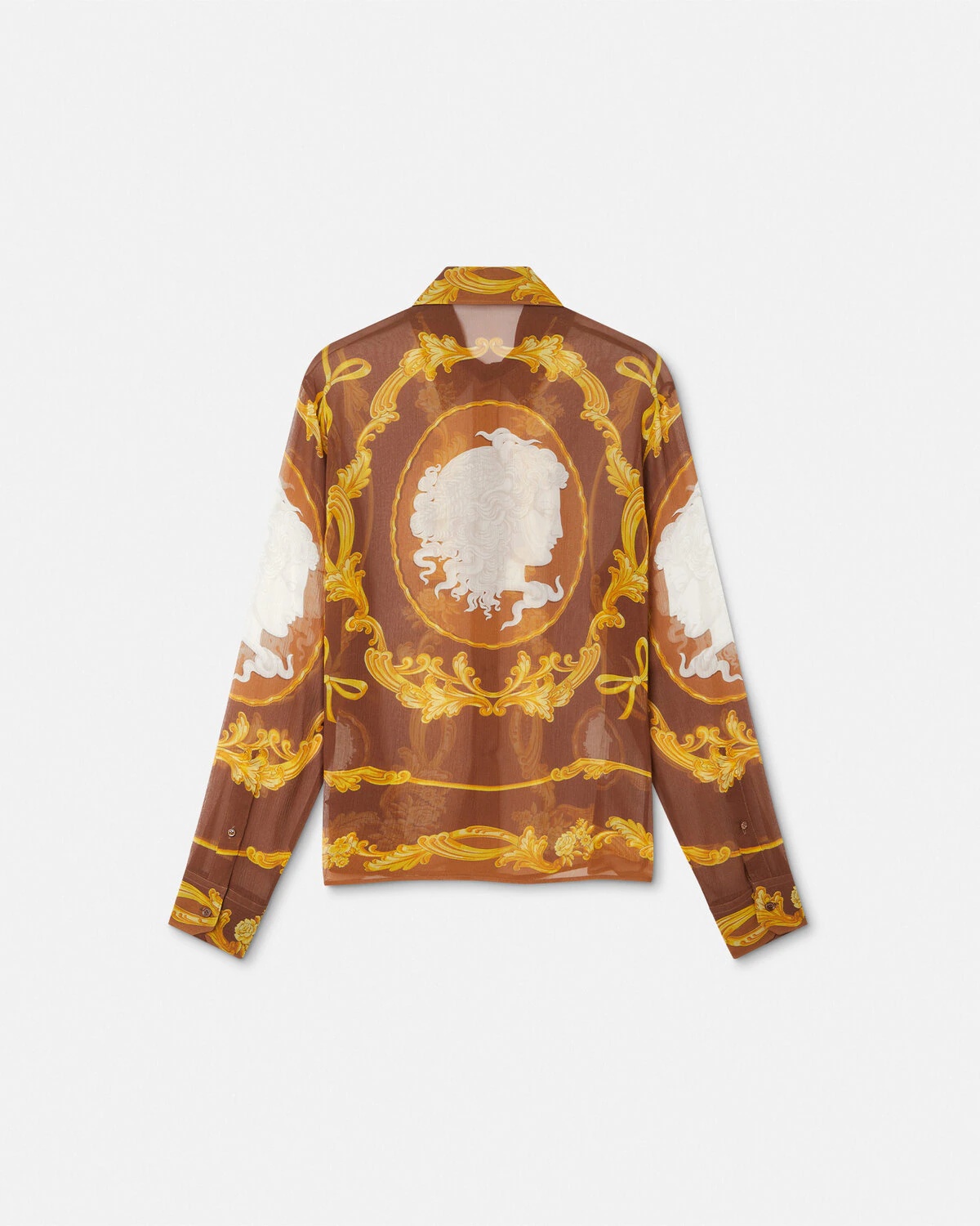 Cameo Silk Crêpe Slim-Fit Shirt - 3