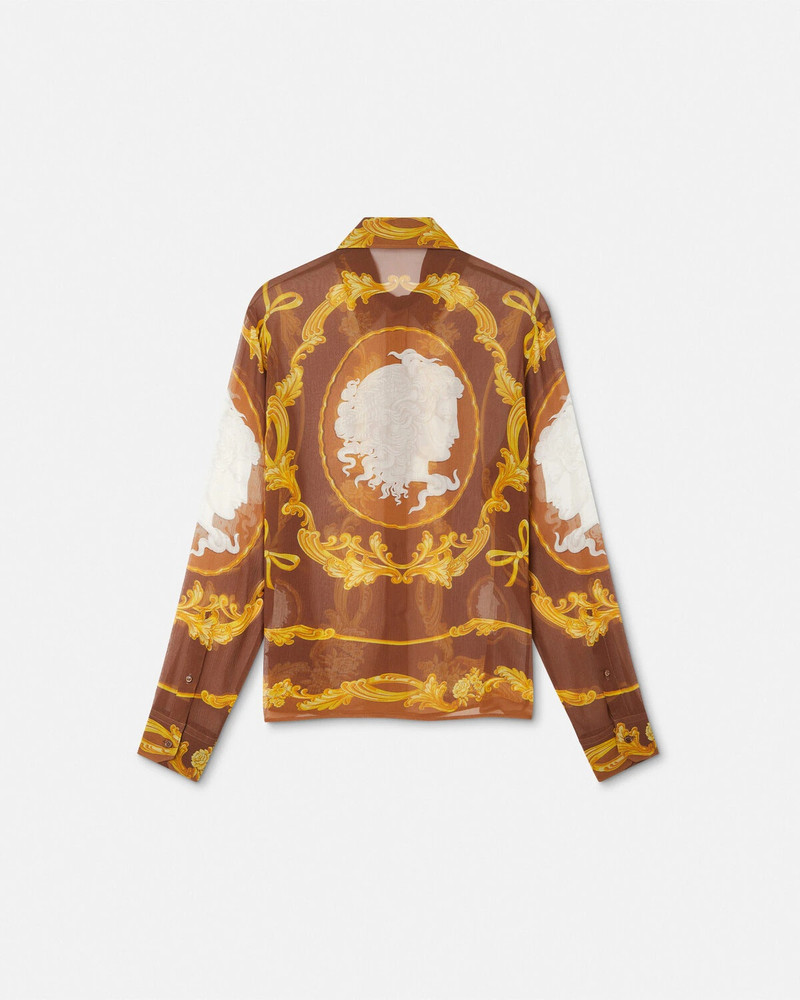 Cameo Silk Crêpe Slim-Fit Shirt 3