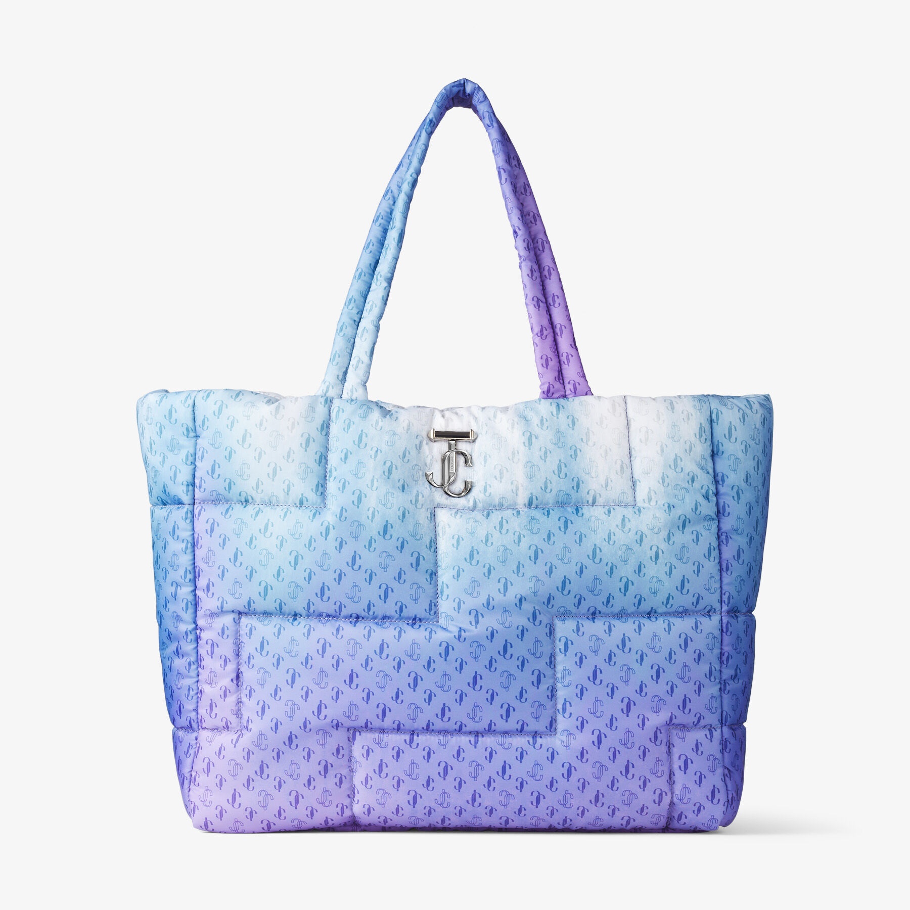 Laya Soft Tote
Multi Dégradé Nylon Soft Tote with JC Emblem - 1