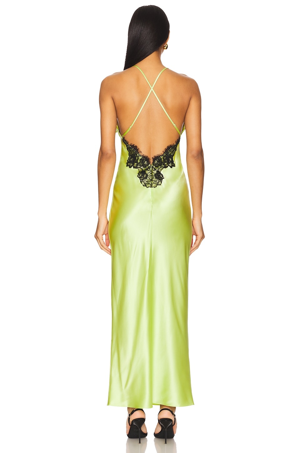 Open Back Maxi Slip Dress - 4