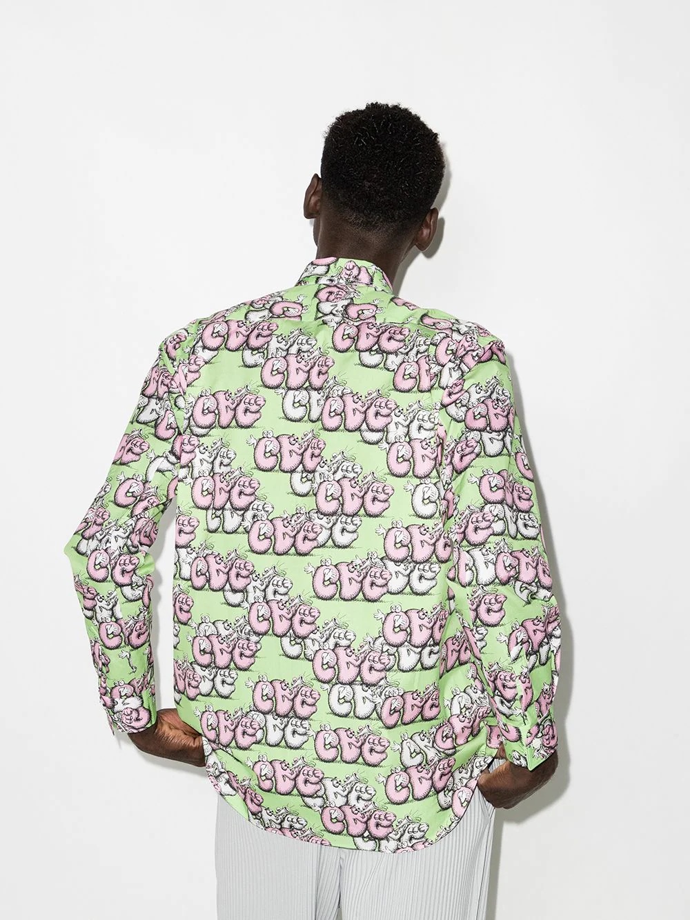 x KAWS graphic-print shirt - 3