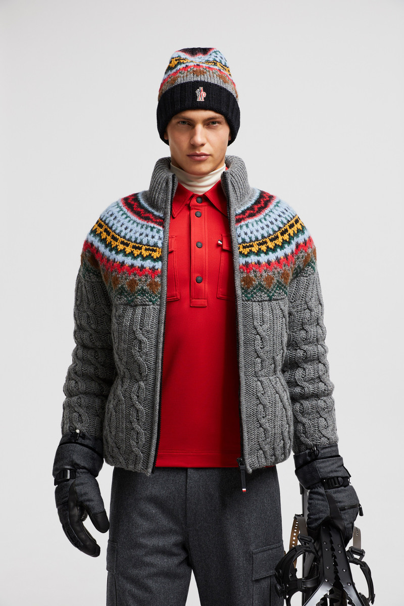 Moncler Grenoble Gerlos Wool Short Down Jacket outlook
