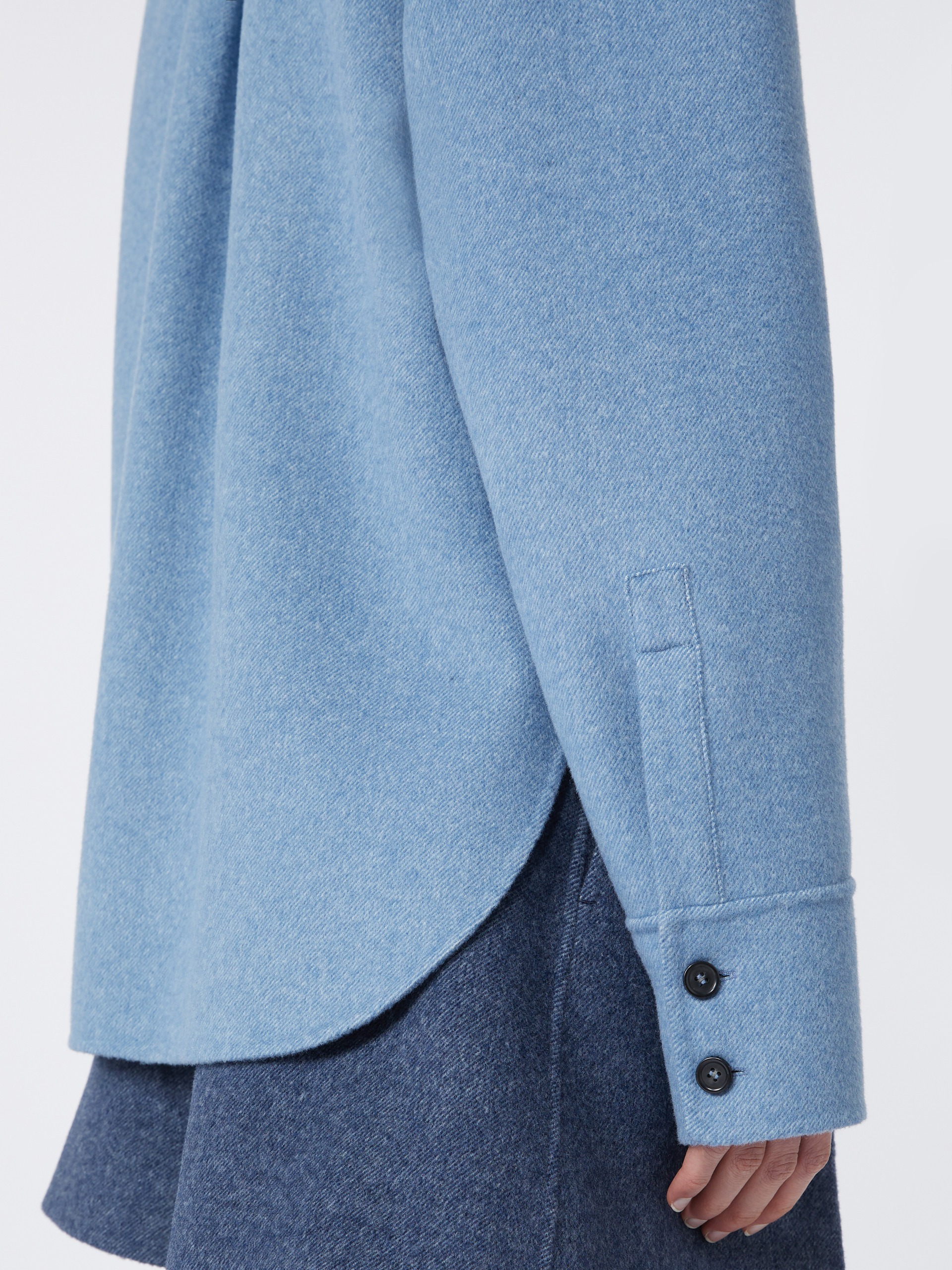 PALPITI Oversized pure wool shirt - RUNWAY - 6