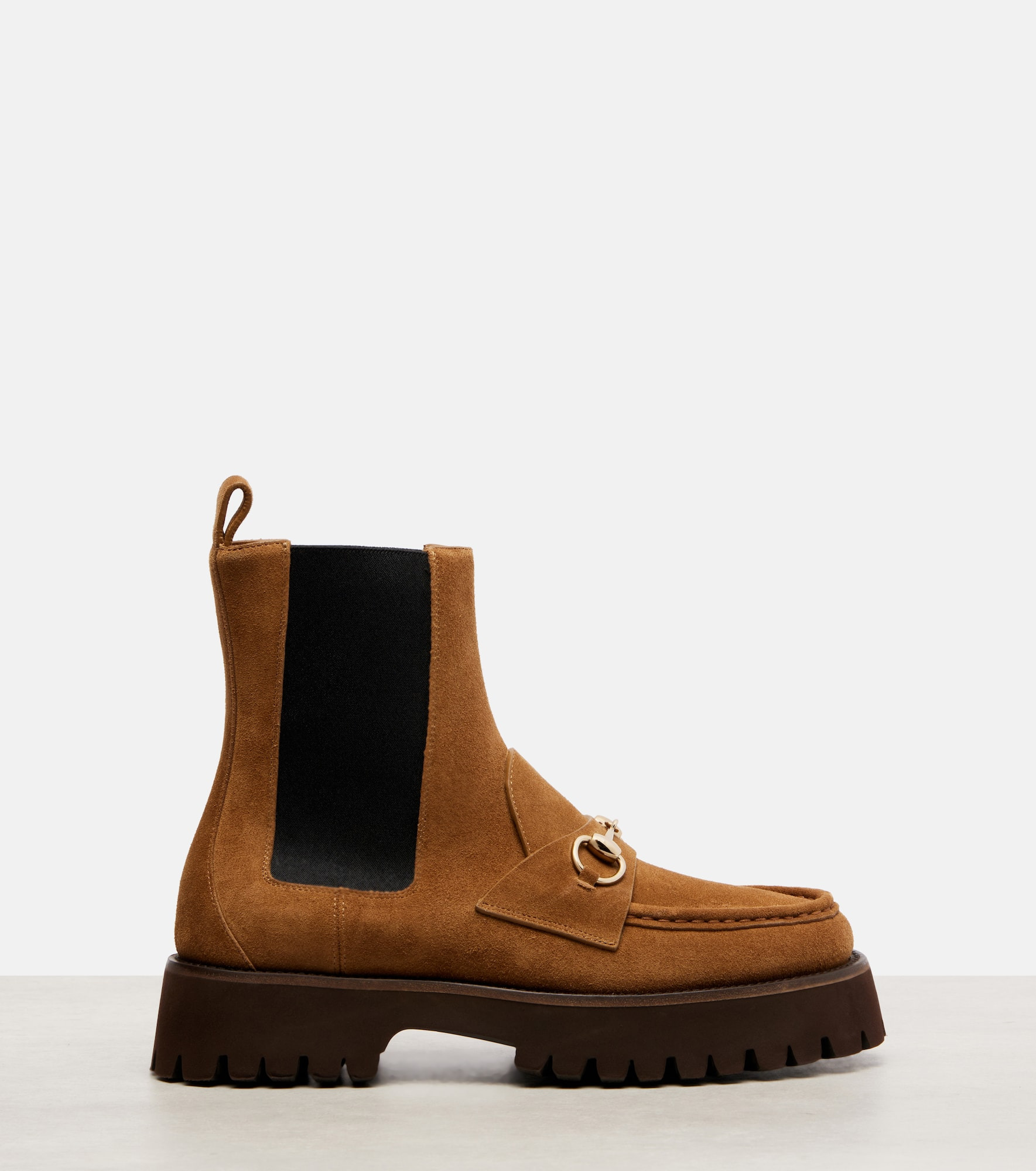 Horsebit suede Chelsea boots - 4