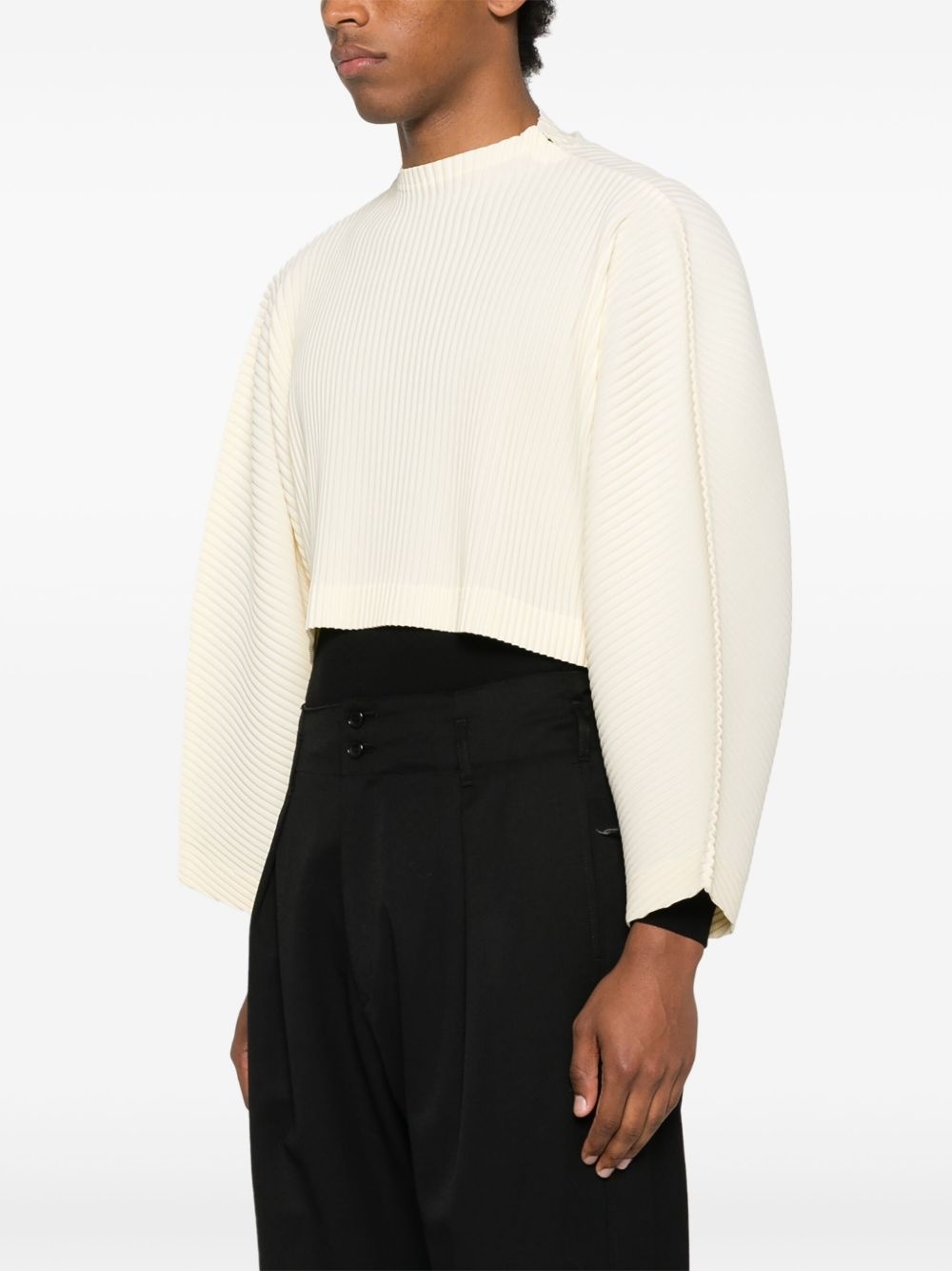 plissé-effect blouse - 3