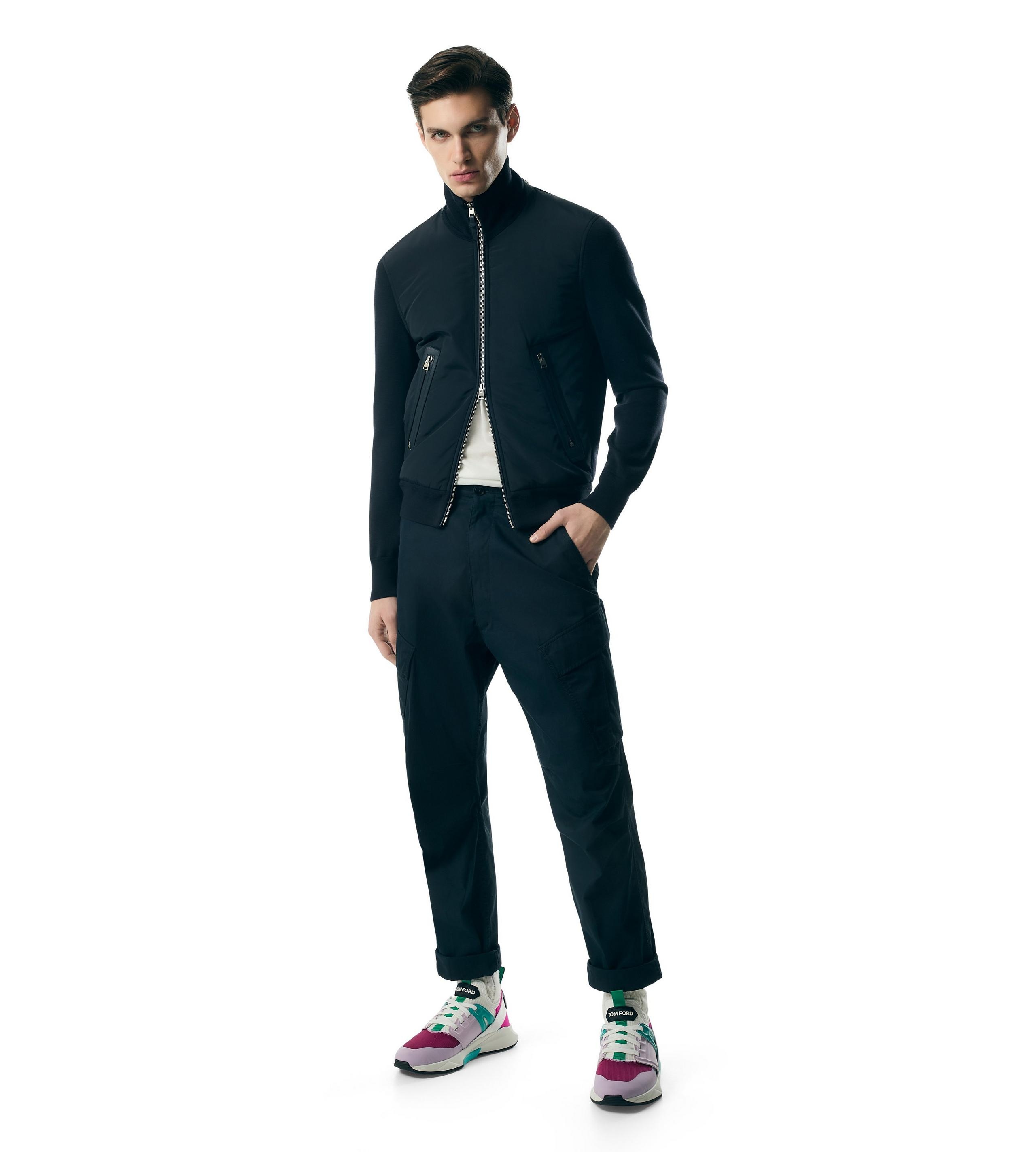 NYLON DOWN FRONT BLOUSON - 2
