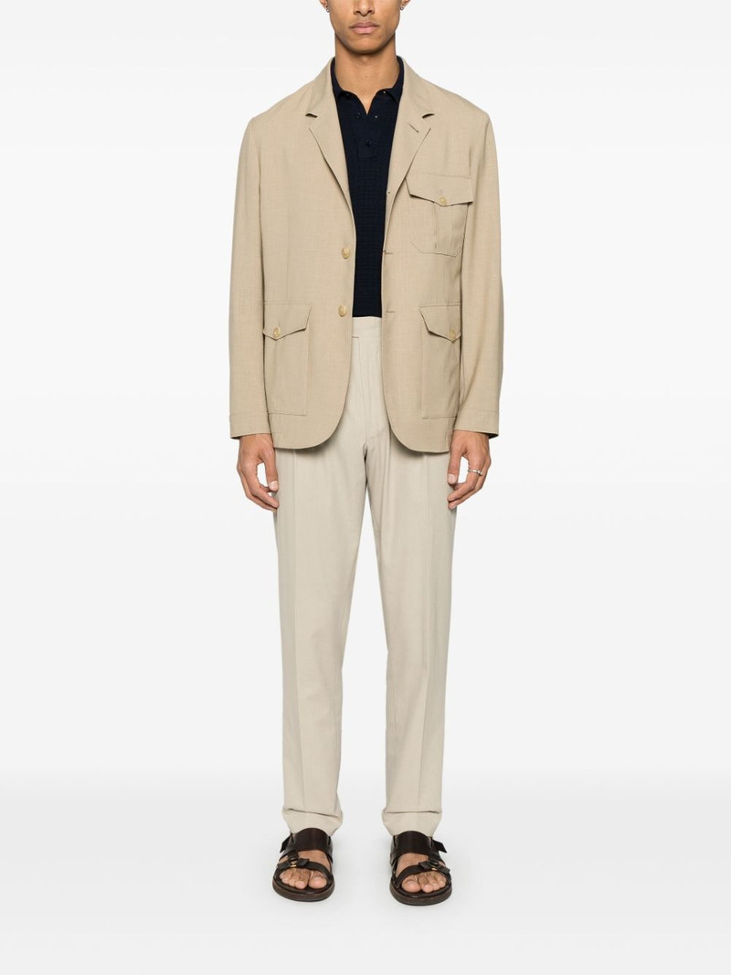 Canali knitted polo shirt outlook