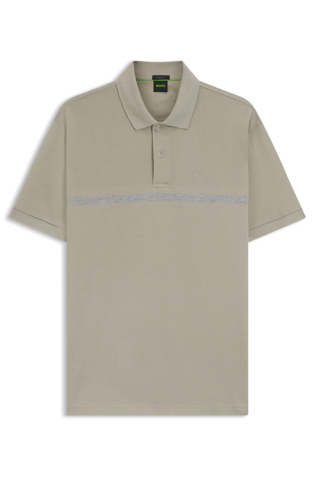PADDY POLO SHIRT WITH ENGINEERED STRIPE - 1
