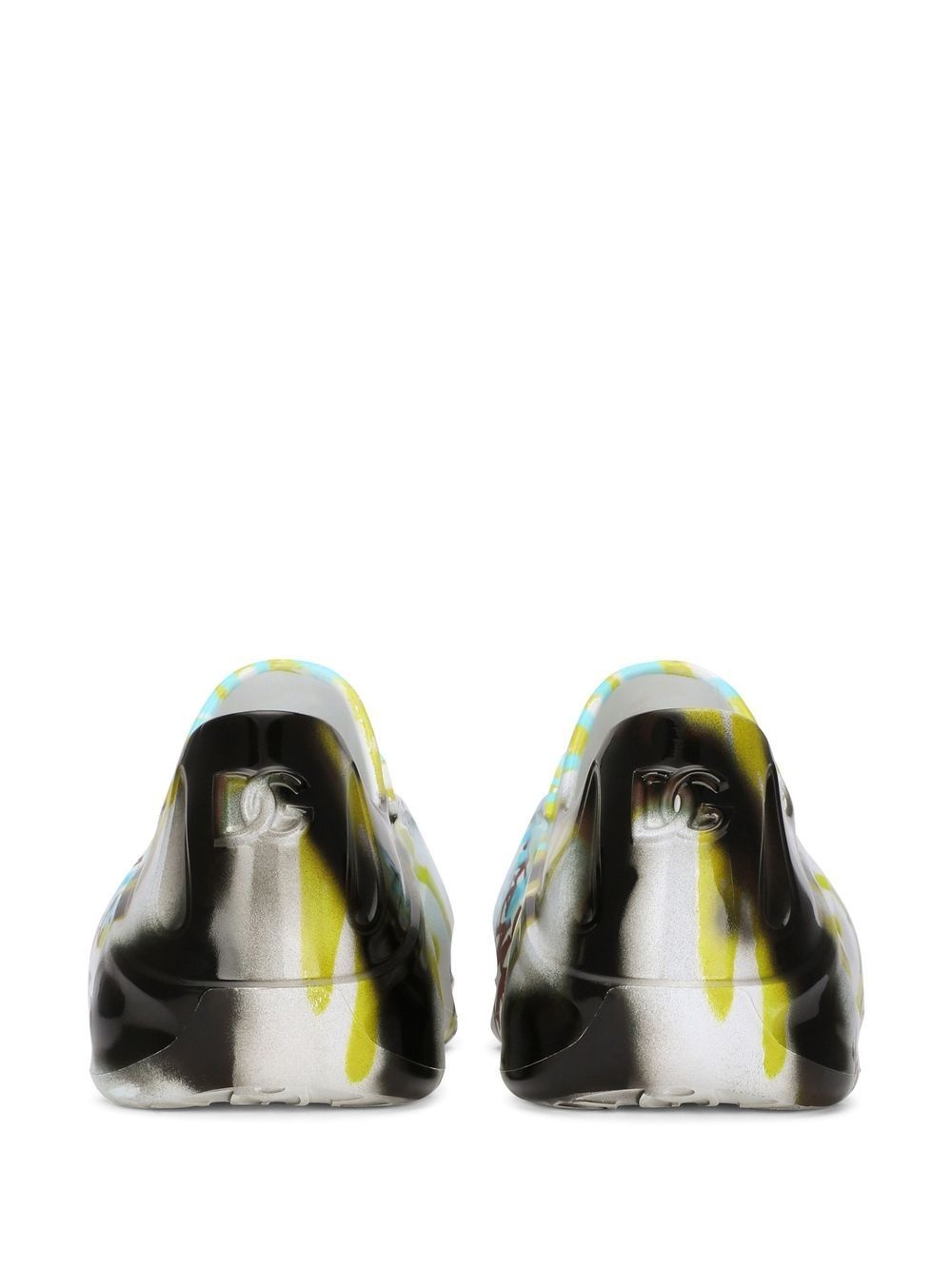 Toy graffiti-print low-top sneakers - 3