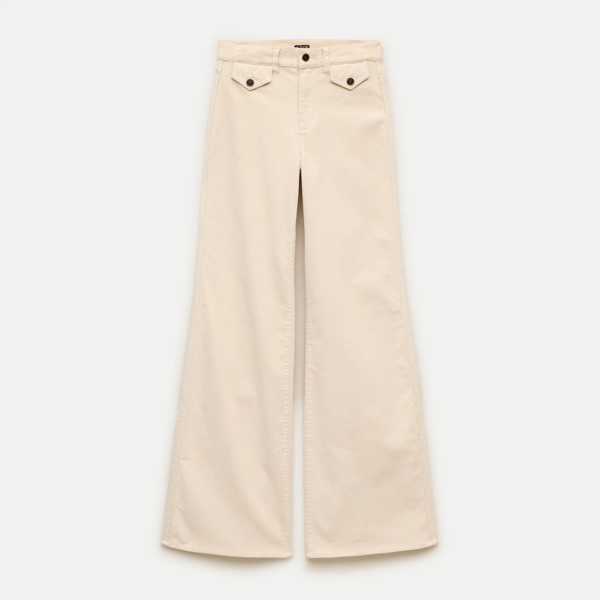 Wide-leg trouser in stretch corduroy - 1