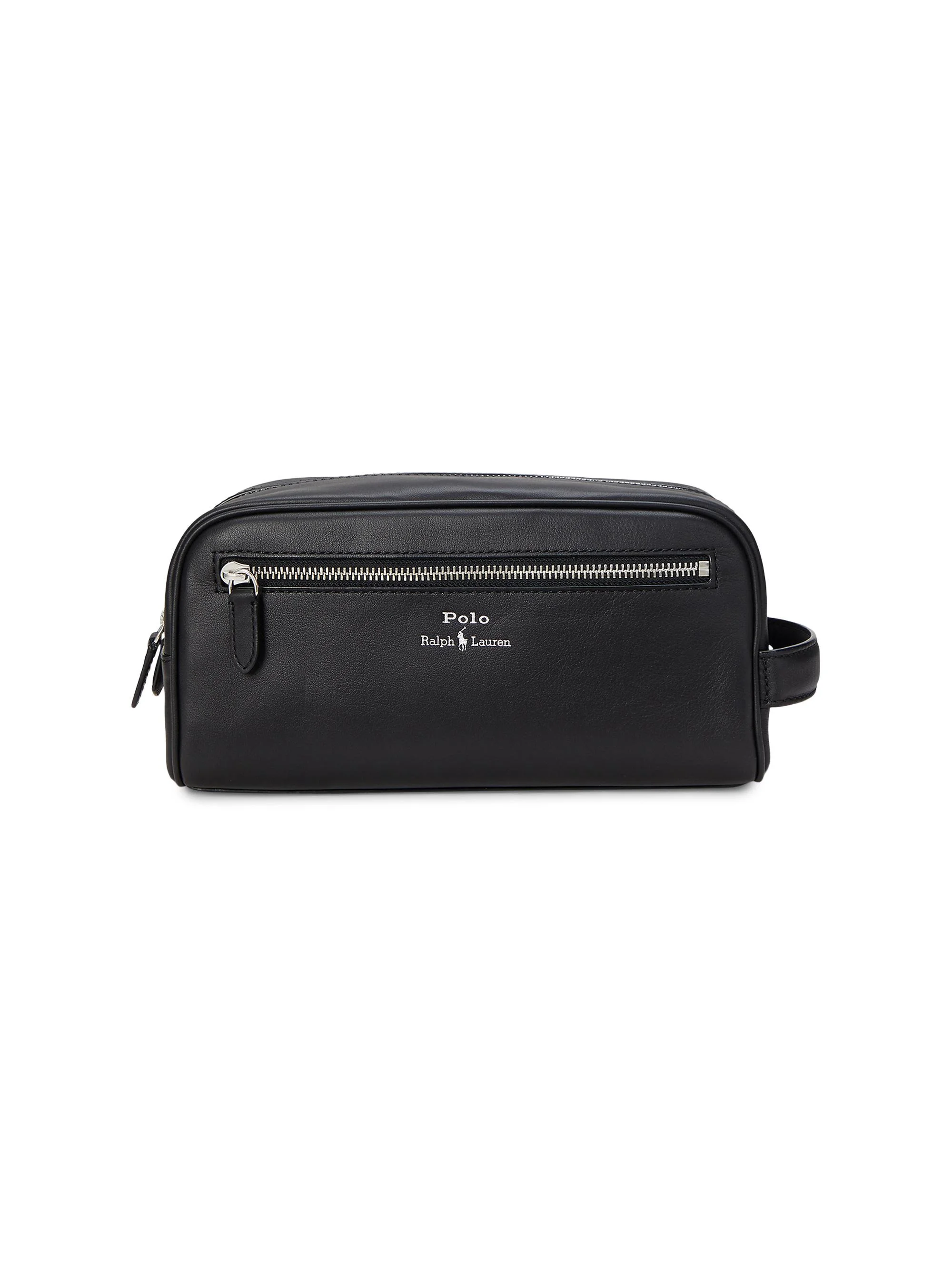 Medium Leather Pouch - Black - 1