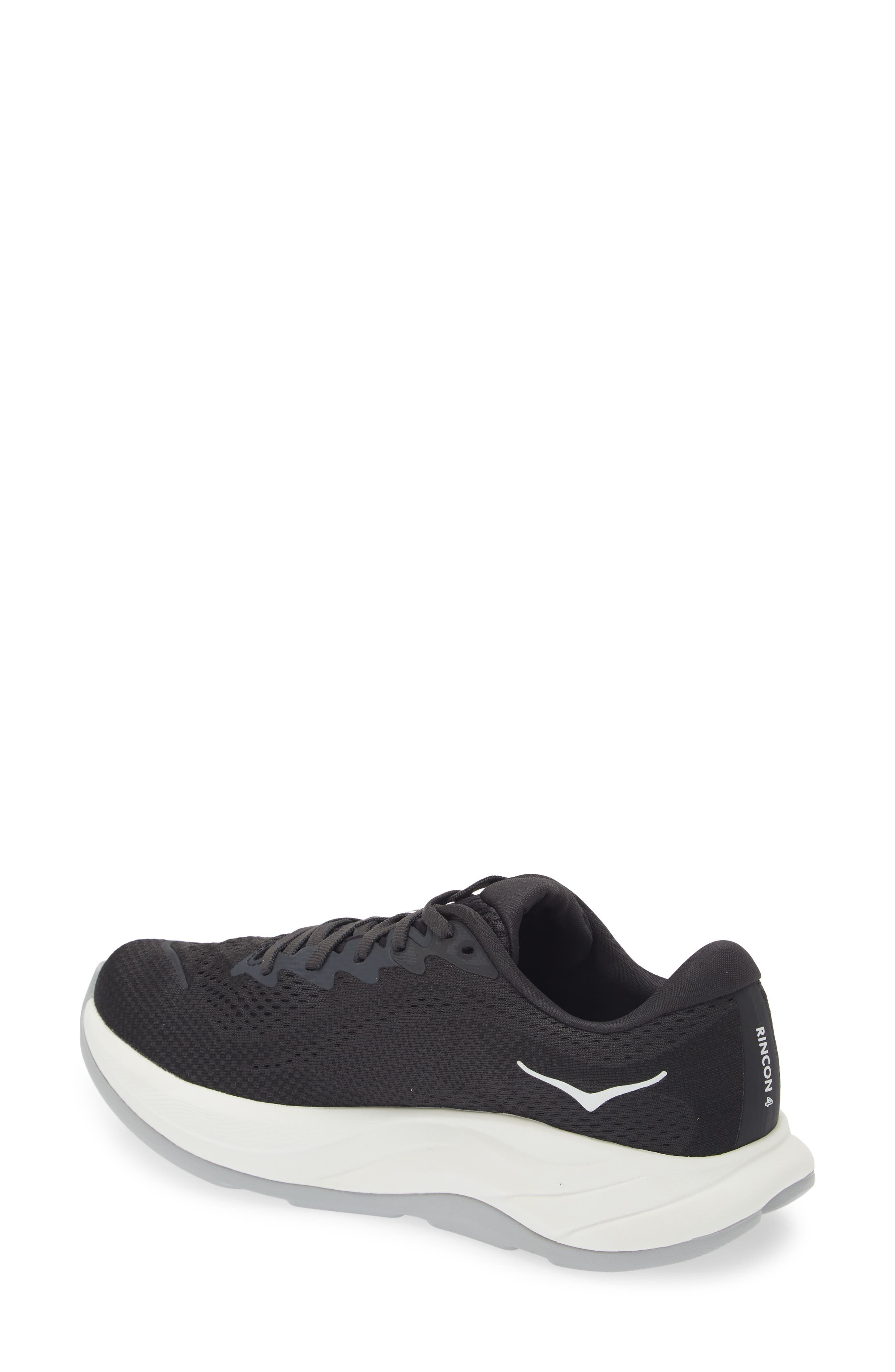 HOKA Rincon 4 Running Shoe in Black /White at Nordstrom - 2
