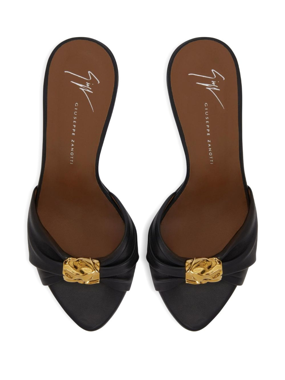 90mm Cherie pleated sandals - 3