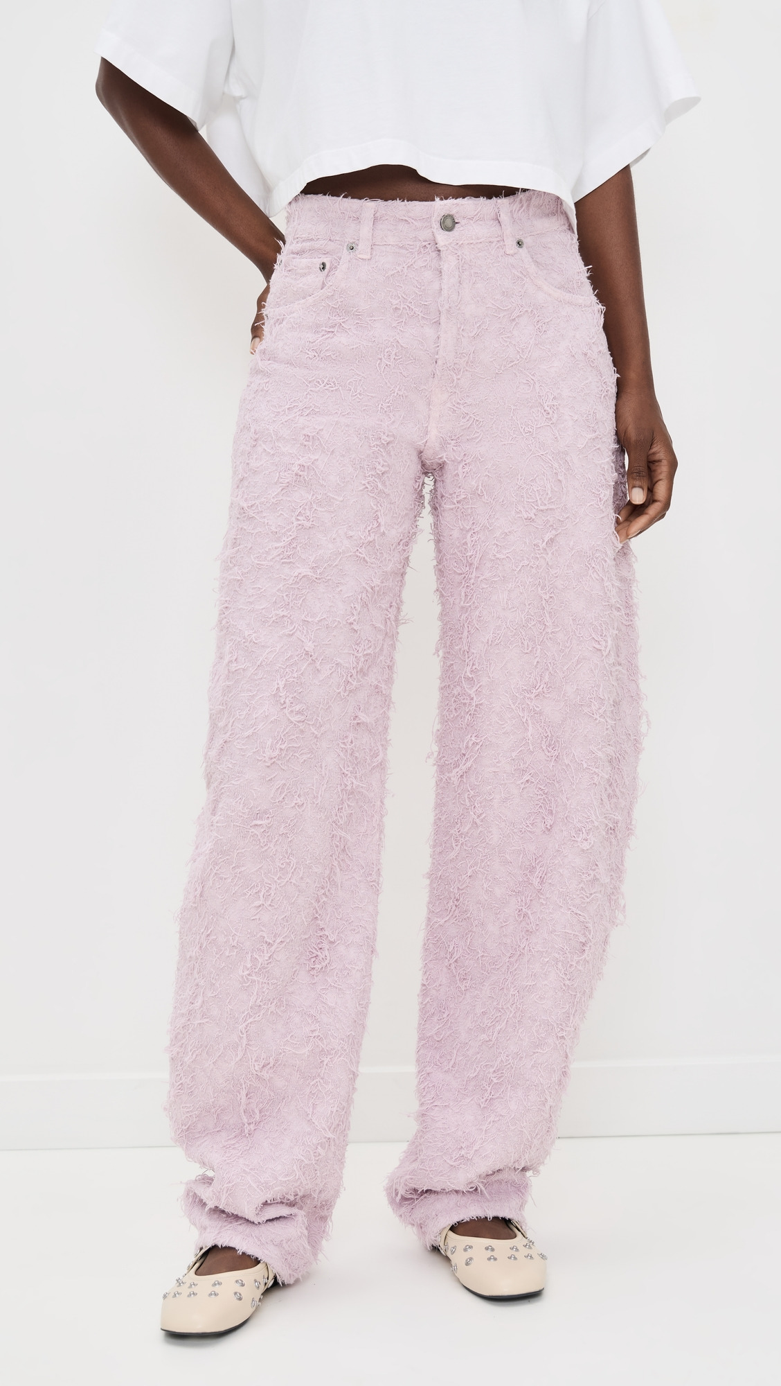 Bibi Fur Denim Jeans - 6