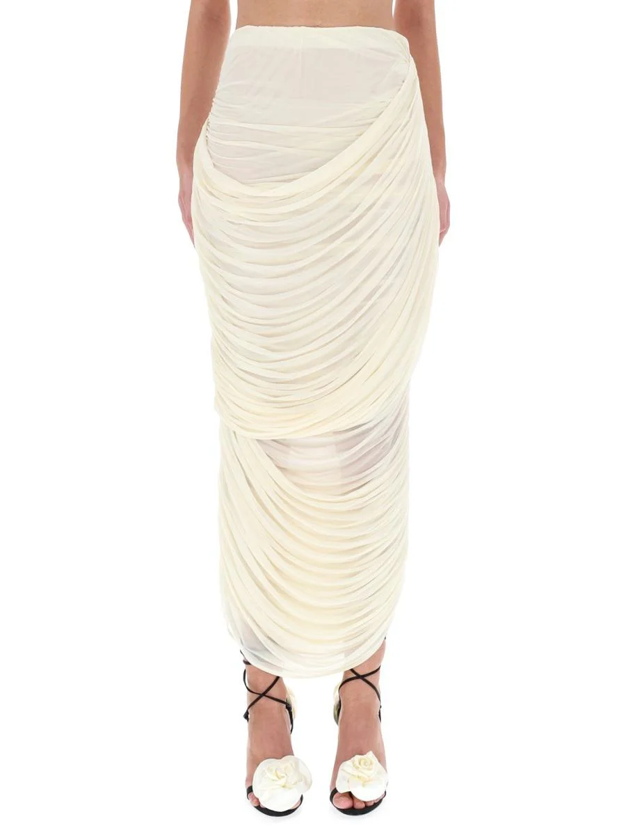 Magda Butrym Draped Midi Skirt - 1