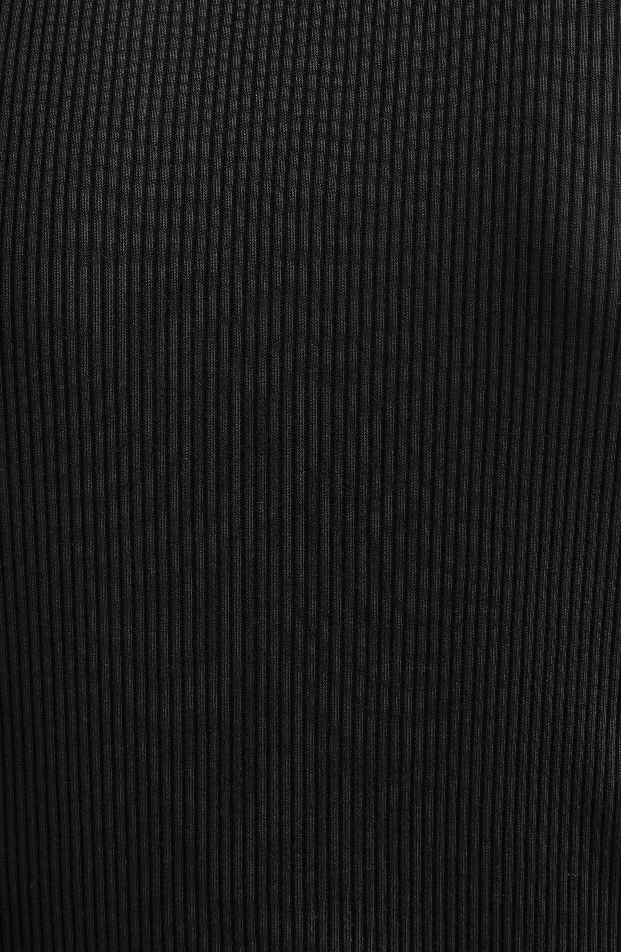 Derek Lam 10 Crosby Adrian Rib Top in Black at Nordstrom - 7