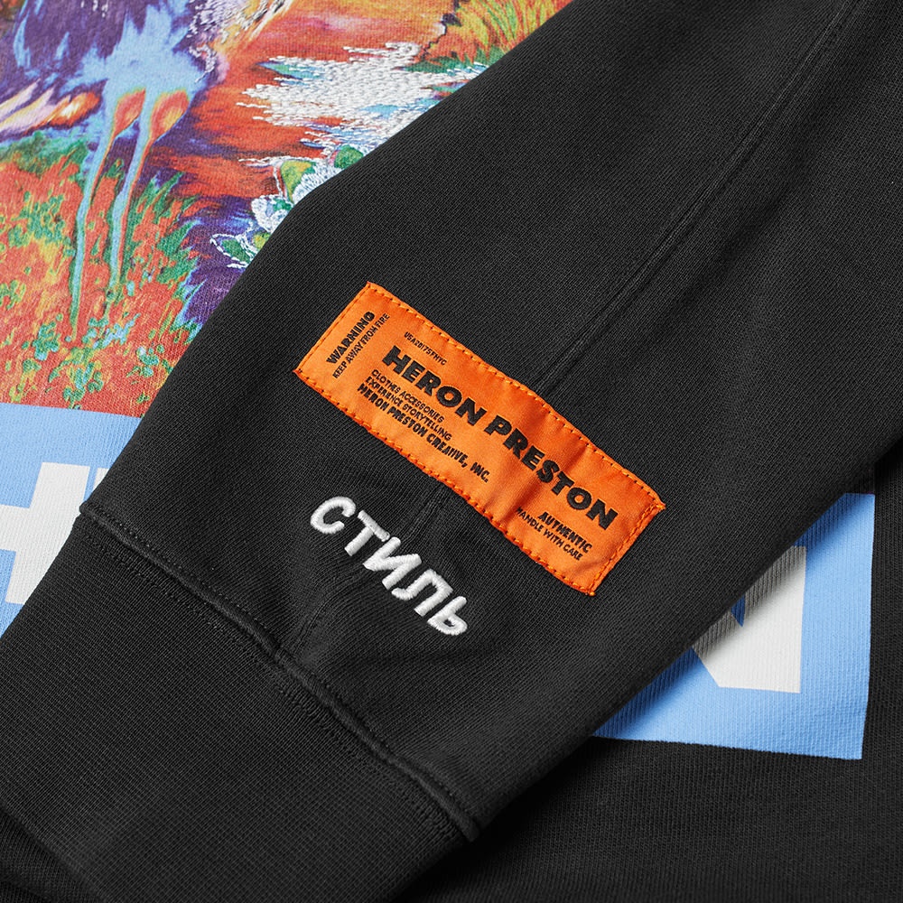 Heron Preston Heron Water Colours Print & Embroidery Crew Sweat - 2