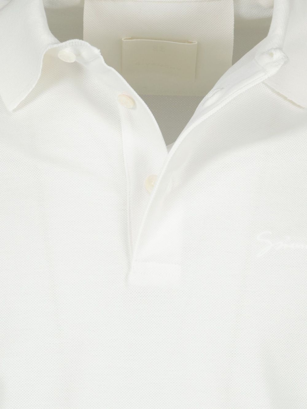 logo-embroidered polo shirt - 3