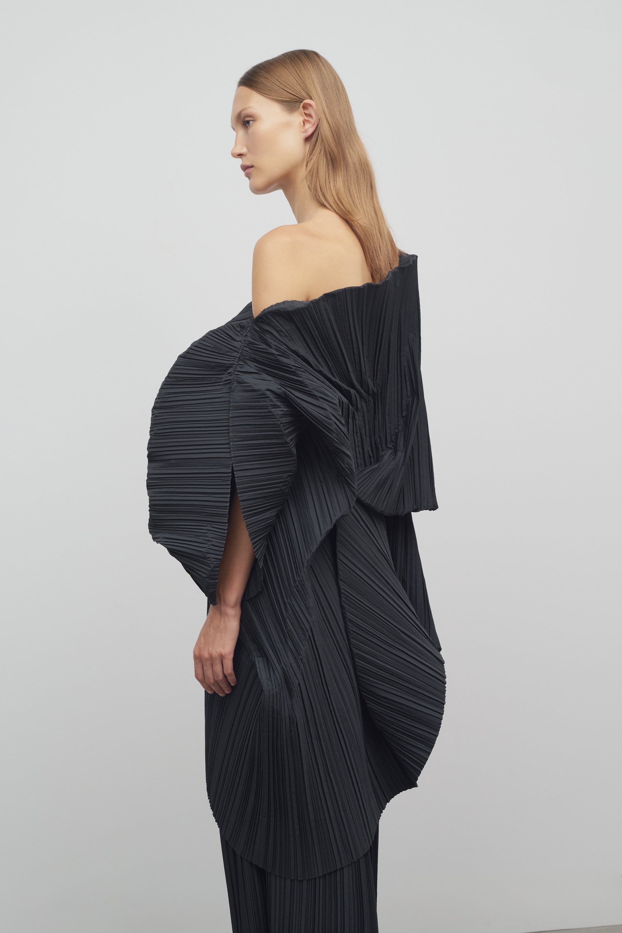 Akiko Top in Polyester and Wool - 4