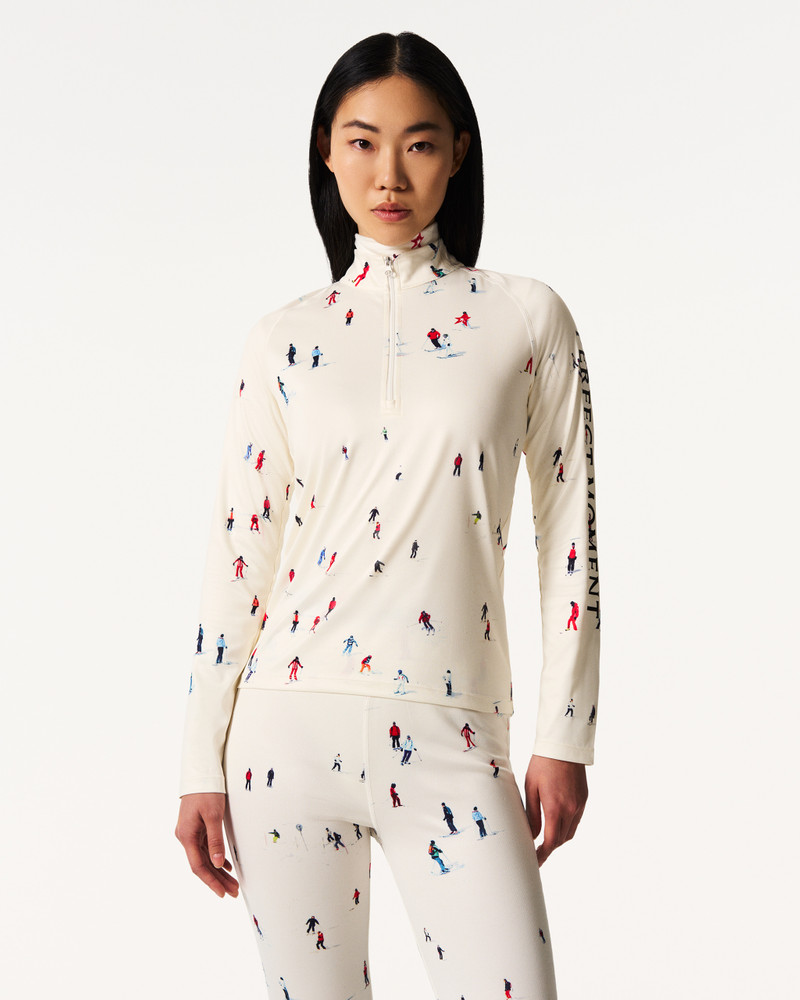 PERFECT MOMENT PM x Dede Johnston 1/4 Zip Base Layer Top outlook