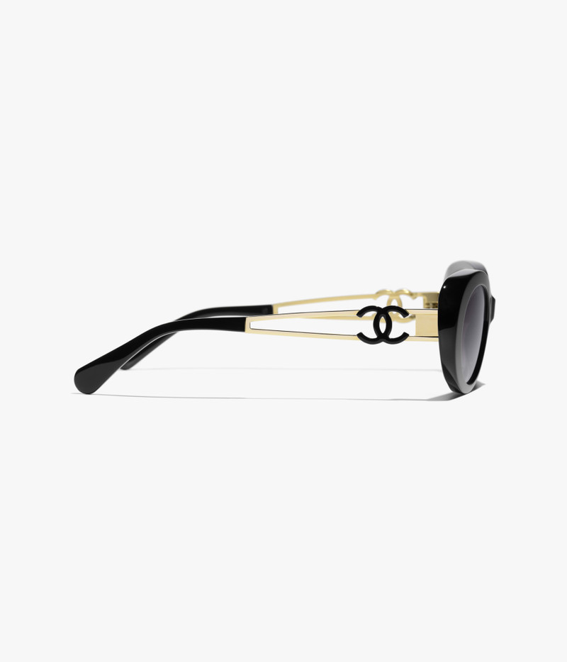 CHANEL Oval Sunglasses outlook