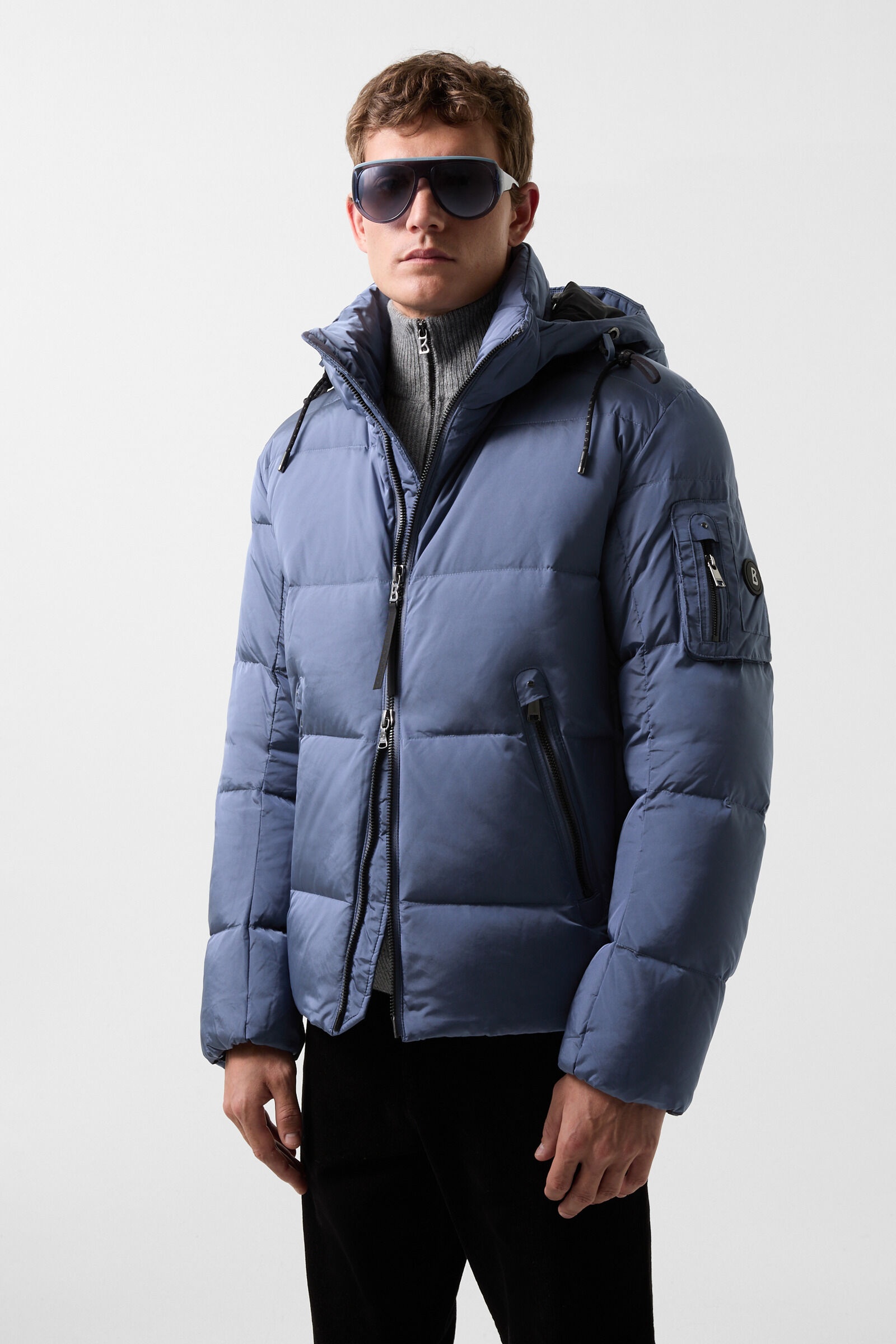 Jamy Down jacket in Blue gray - 1