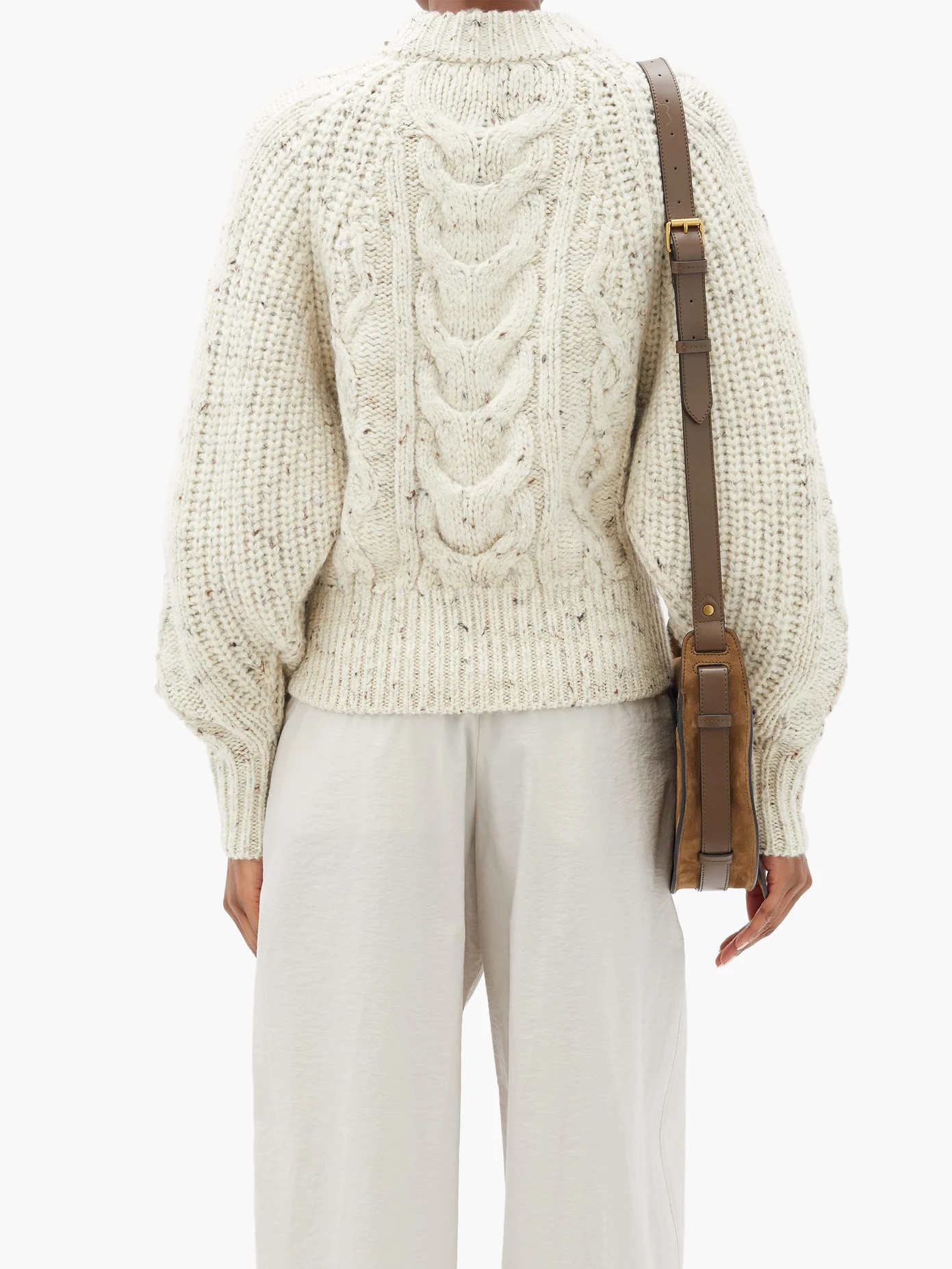 Flover cable-knit wool-blend sweater - 5