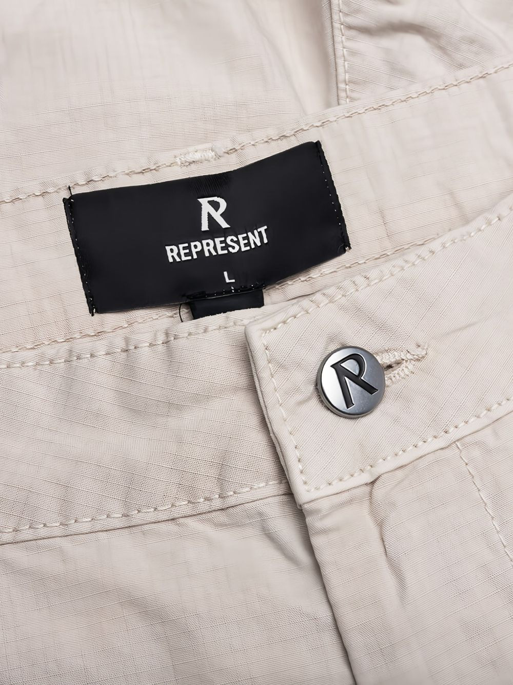 linen cargo shorts - 5